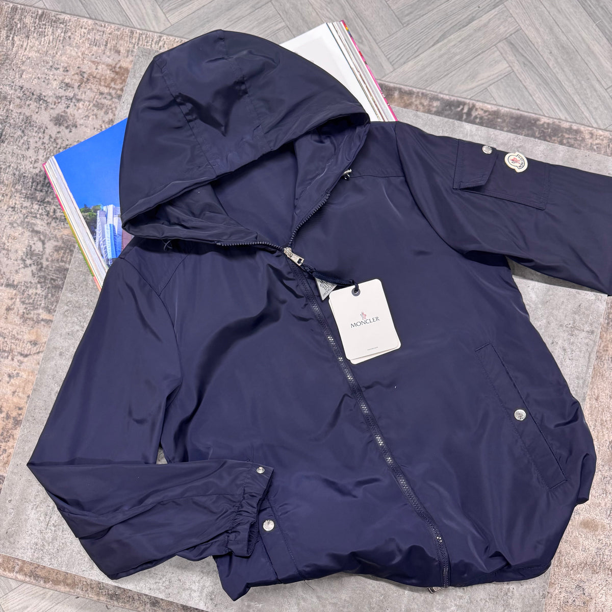 MNCLR ETIACHE HOODED JACKET - NAVY