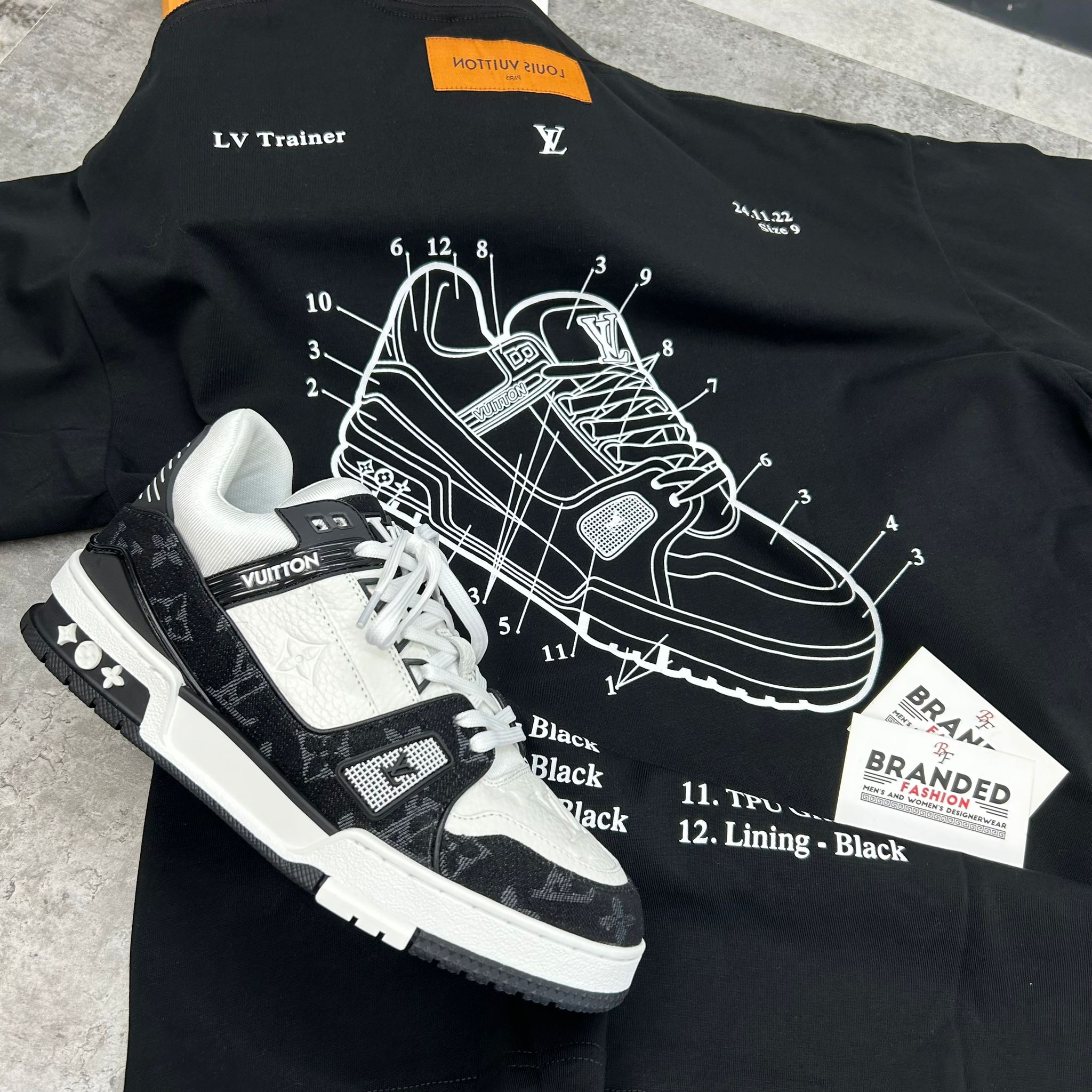 (PRE-ORDER) LVE - TRAINER - BLACK