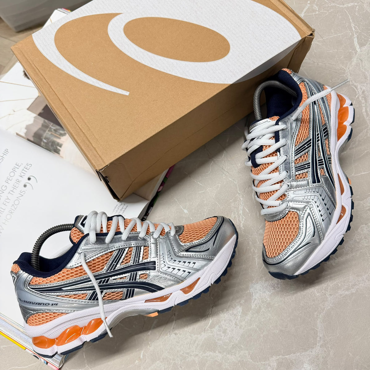 ASCS GEL TRAINER ORANGE/GRAY - (PRE-ORDER)