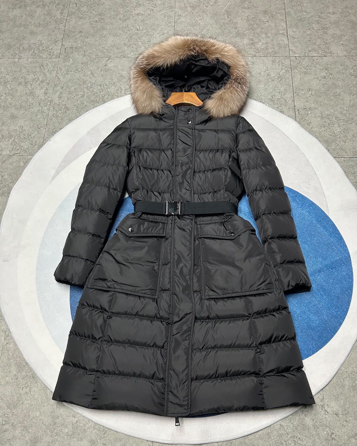 MNCLR WOMEN LONG COAT BLACK - (PRE ORDER)