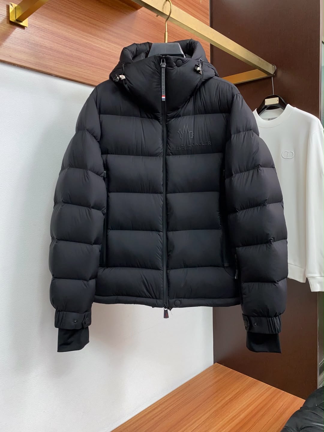 MNCLR PUFFER COAT BIG LOGO BLACK - (PRE ORDER)