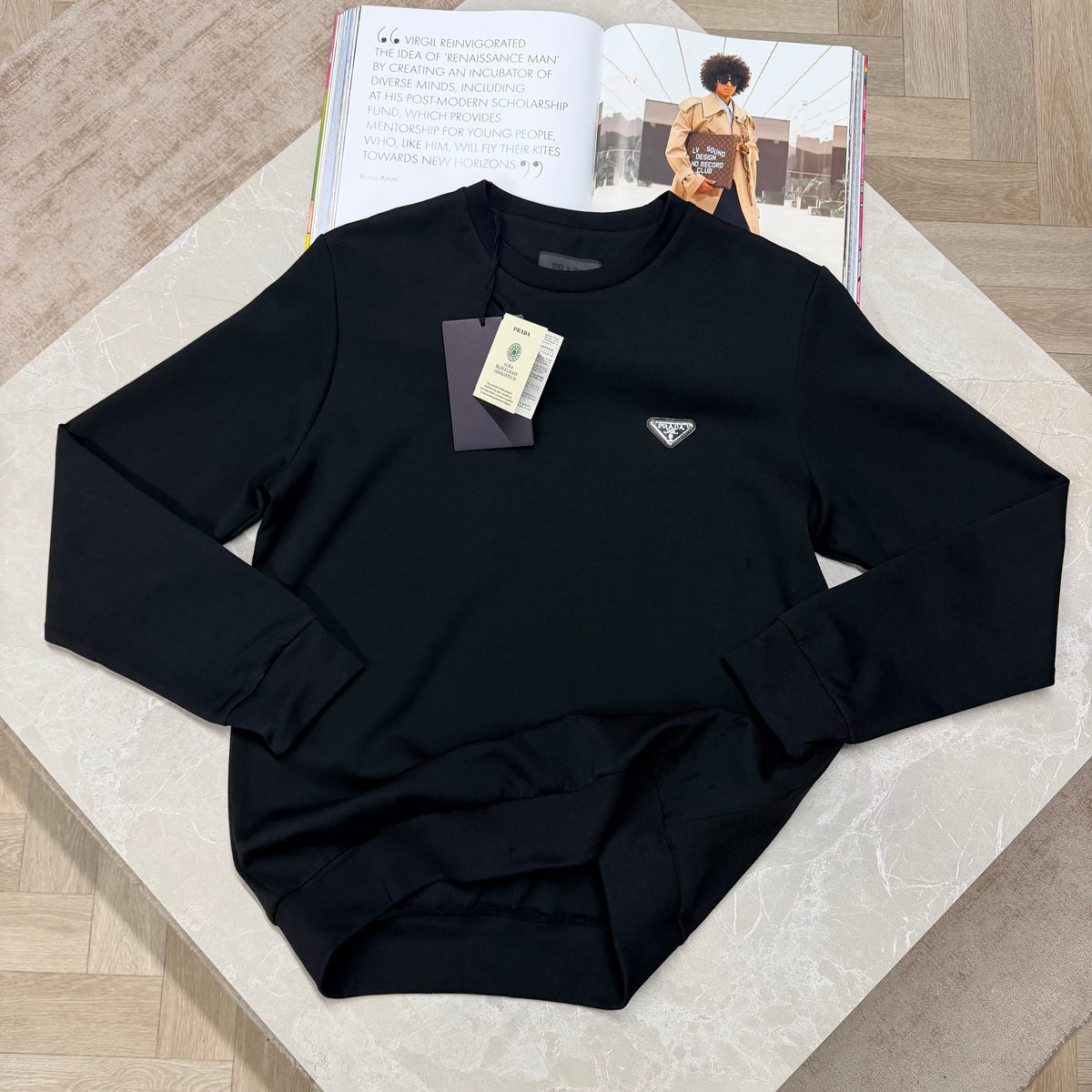 PDA CREWNECK - BLACK