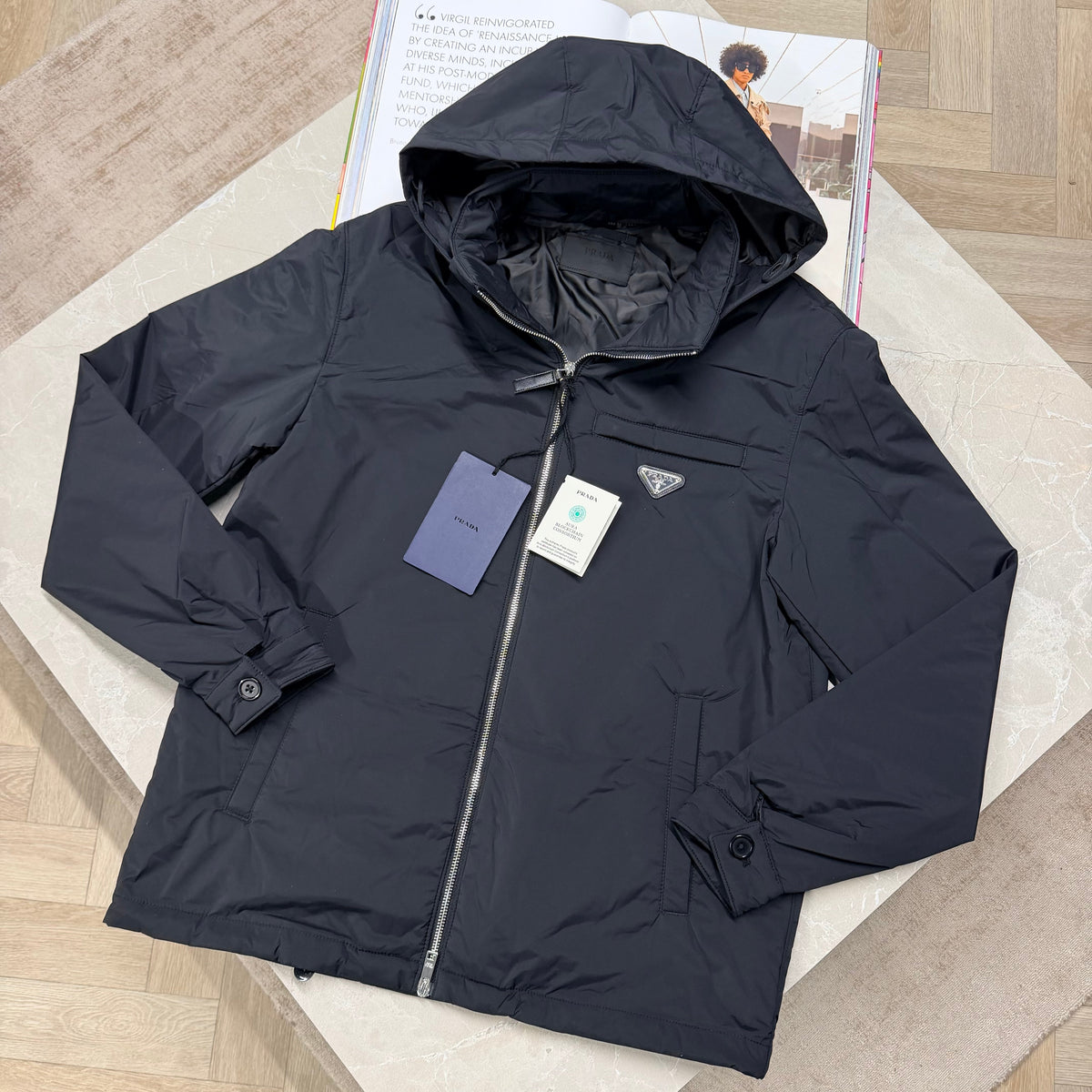 PDA BLOUSON JACKET - BLACK