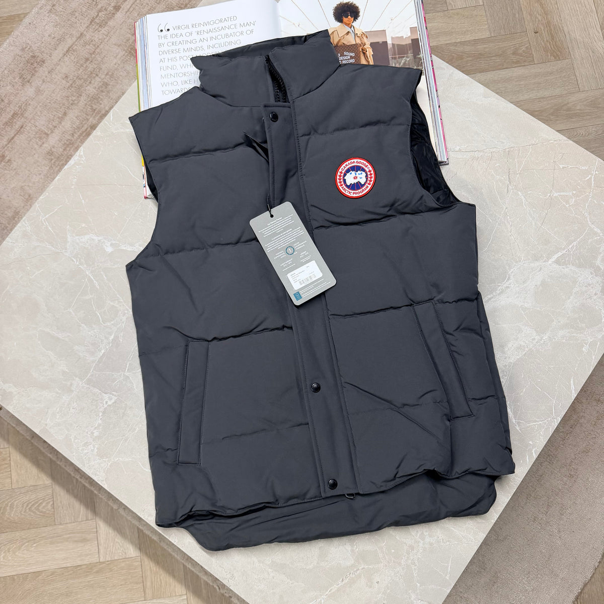 CG GARSON GILET - DARK GREY