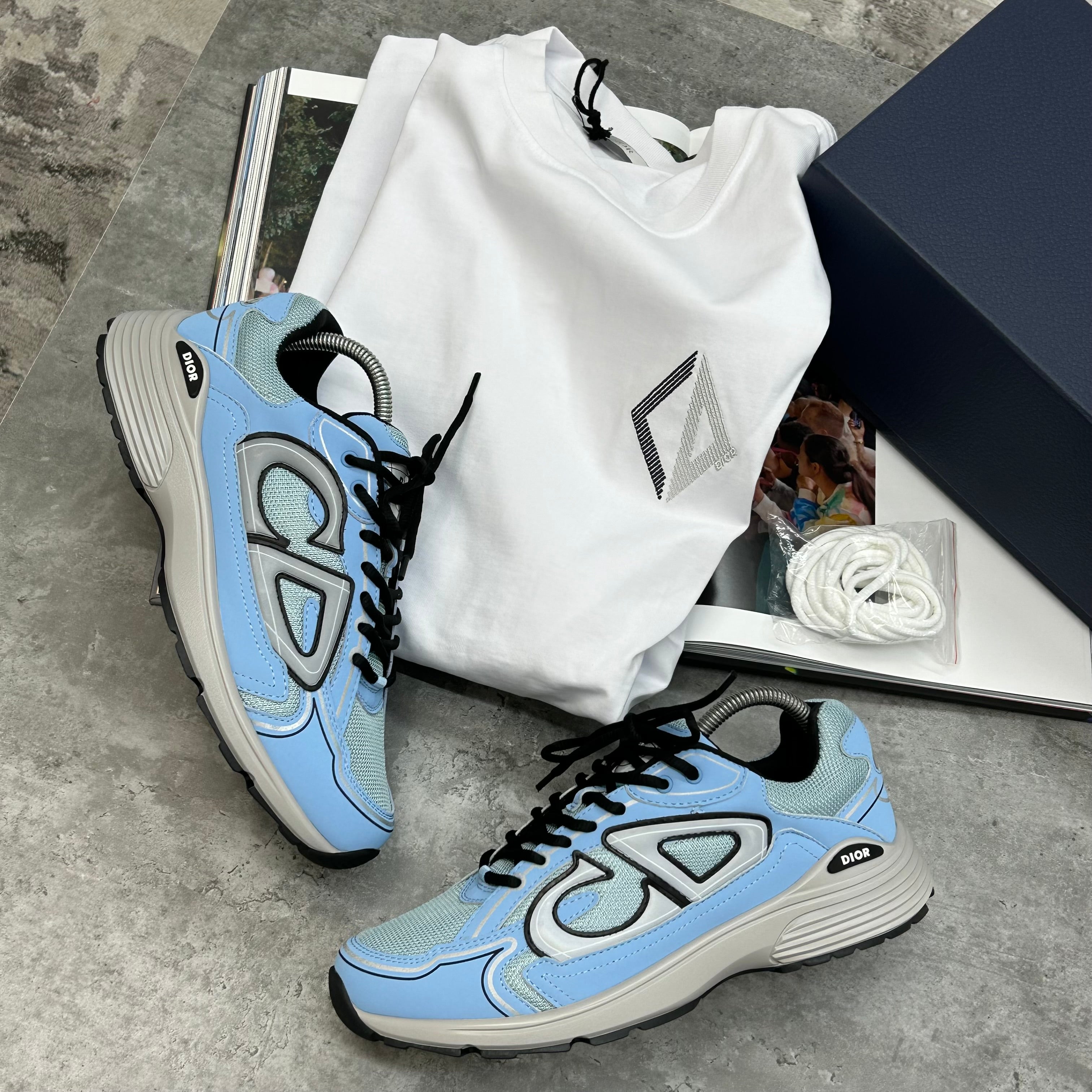 (PRE-ORDER) B30 TRAINERS - BABY BLUE