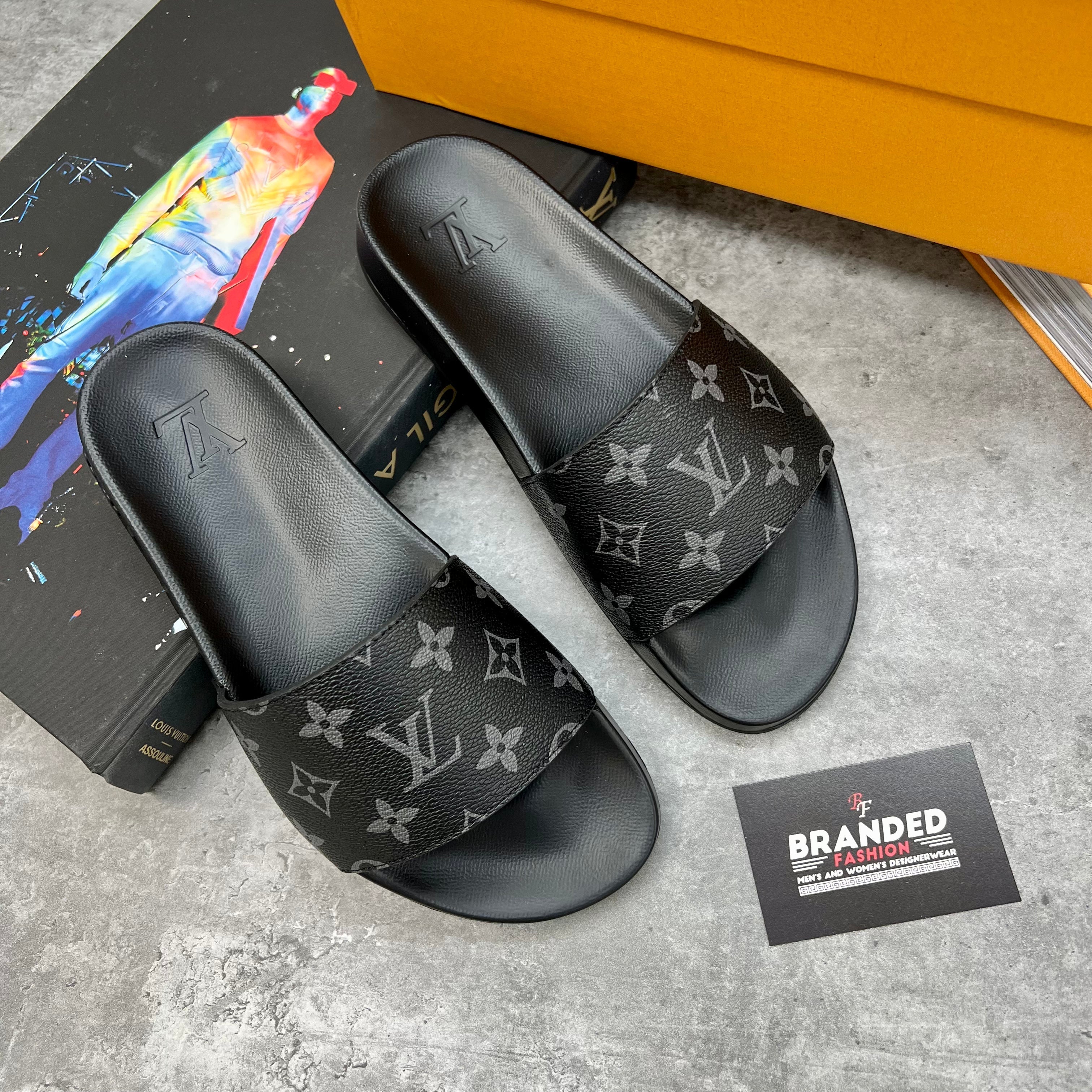 (PRE-ORDER) LVE - WATERFRONT MULES SLIDES - MONOGRAM