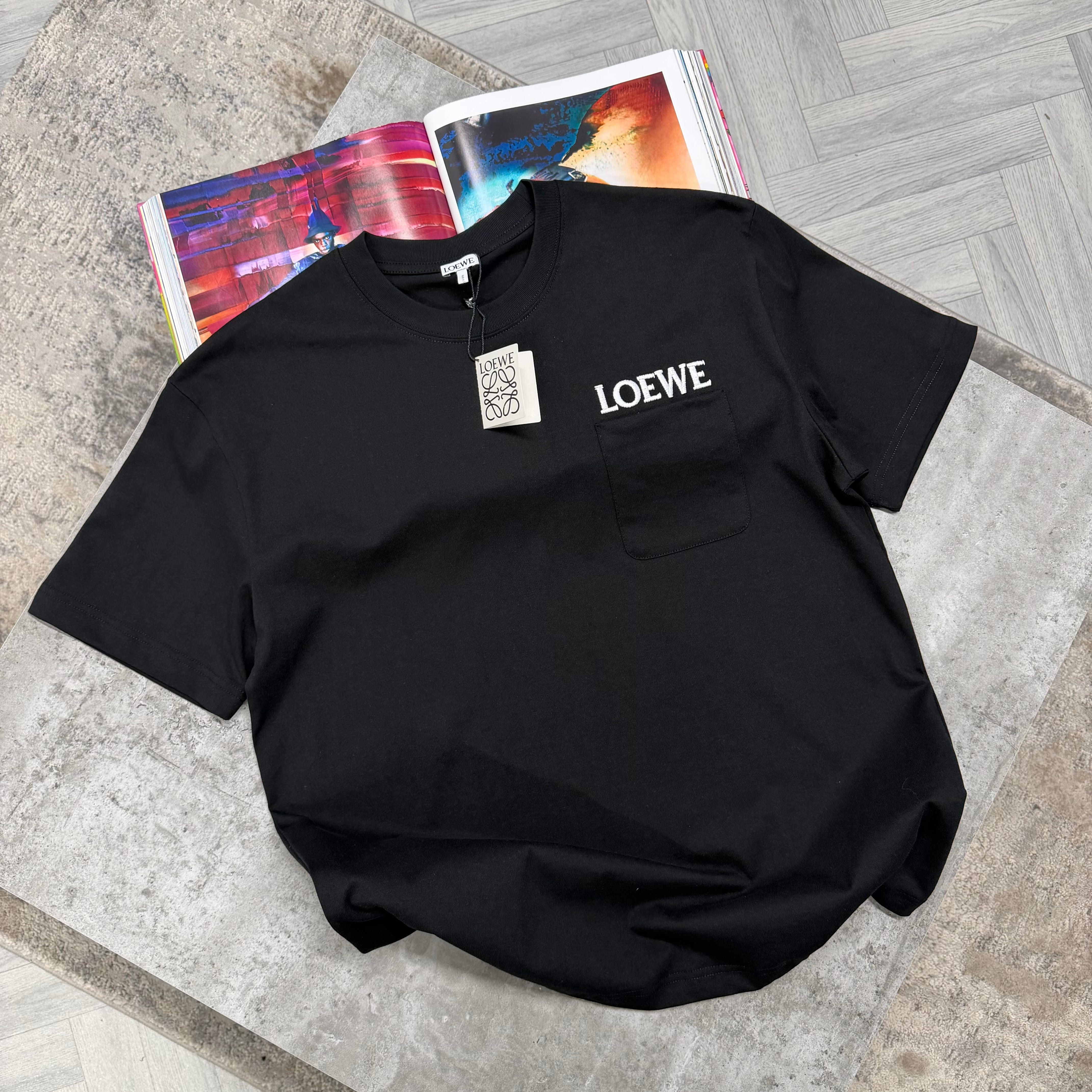 LWE POCKET T SHIRT - BLACK