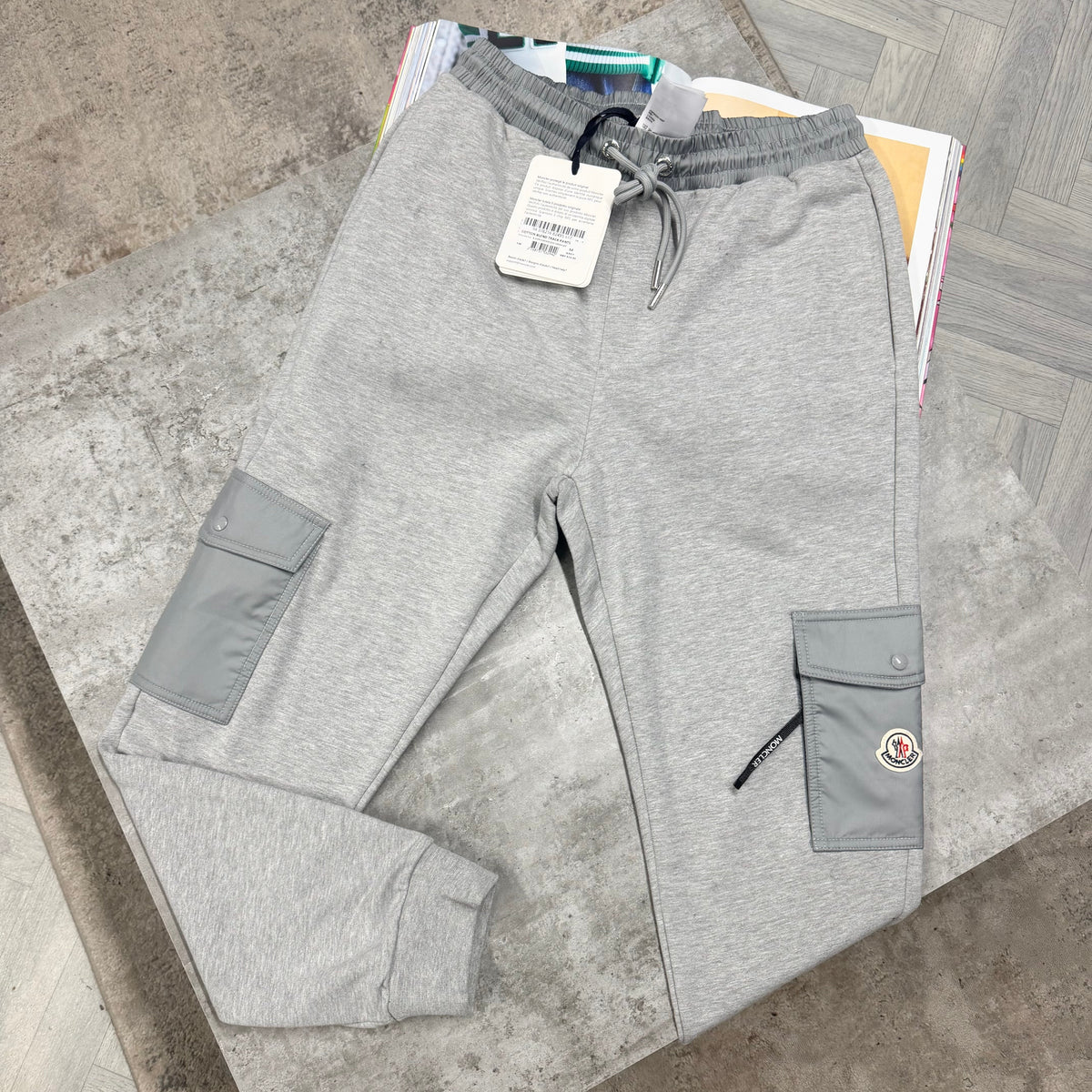MNCLR LOGO POCKET PANTS - GREY