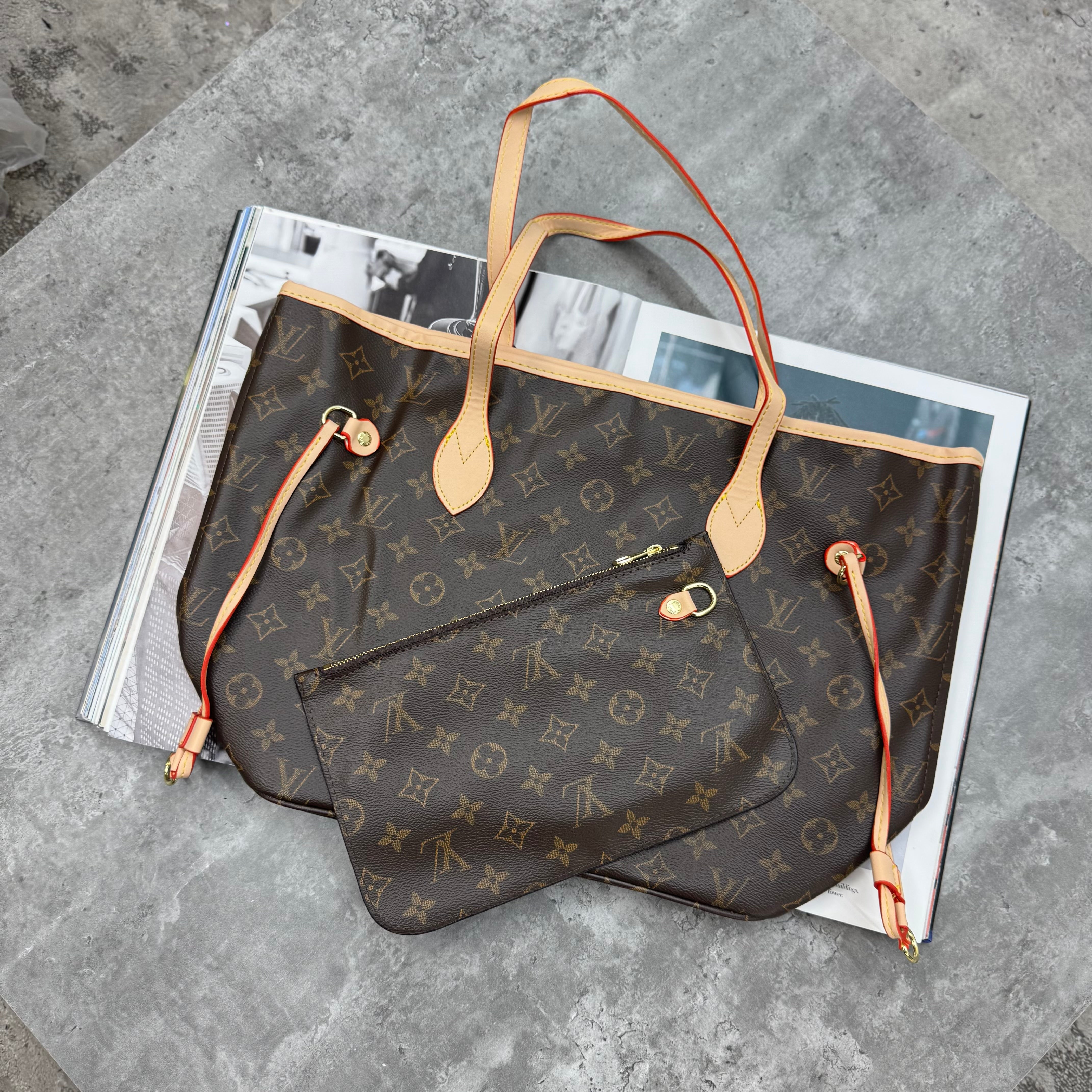 LVE - NEVERFULL BAG - BEIGE LINING 4