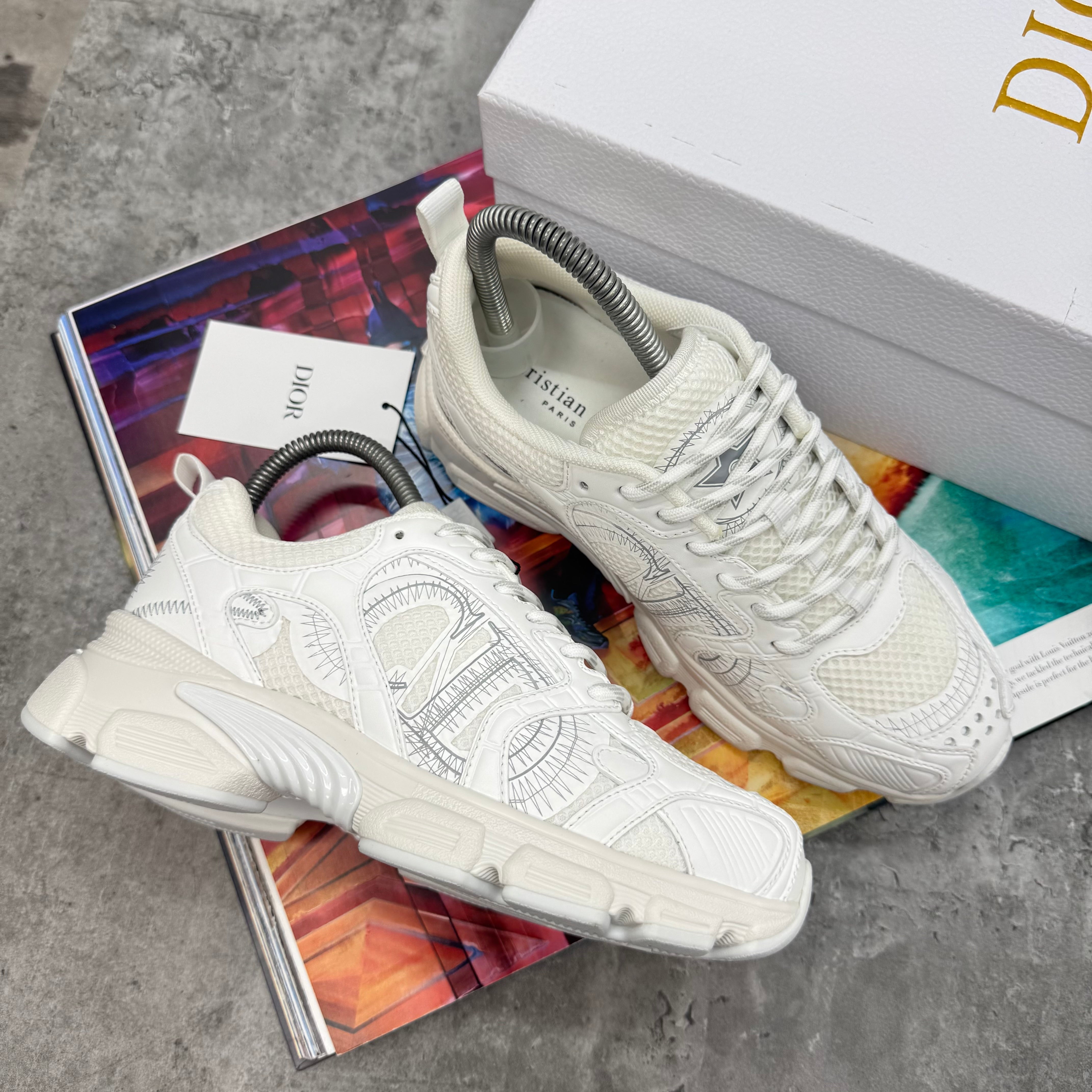 WOMENS CD CHRONO TRAINER - FULL WHITE