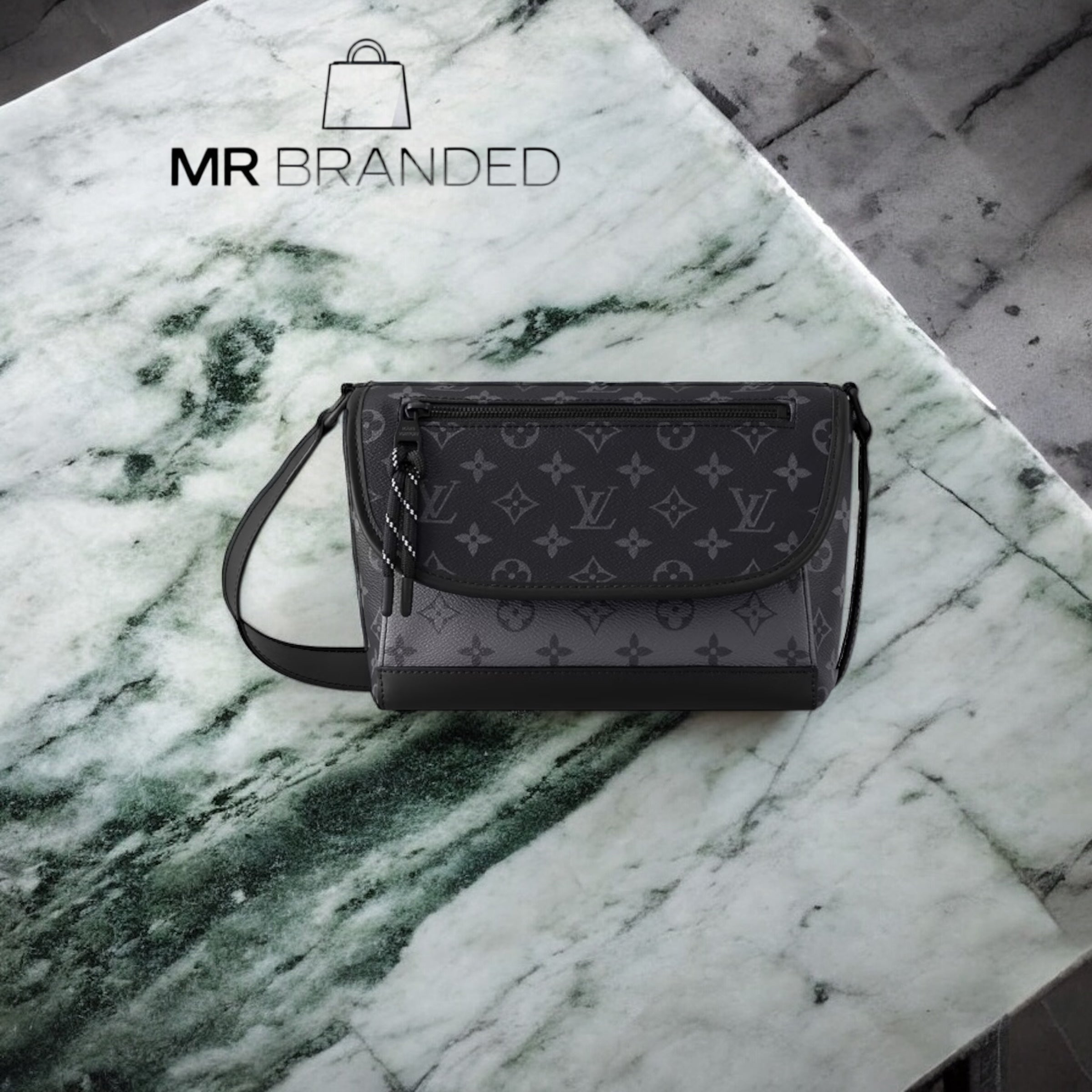 (PRE-ORDER) LVE - PULSE MESSENGER BAG - BLACK/GREY