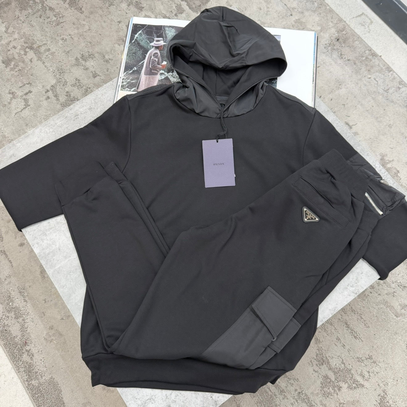 PDA - ARM POCKET TRACKSUIT - BLACK