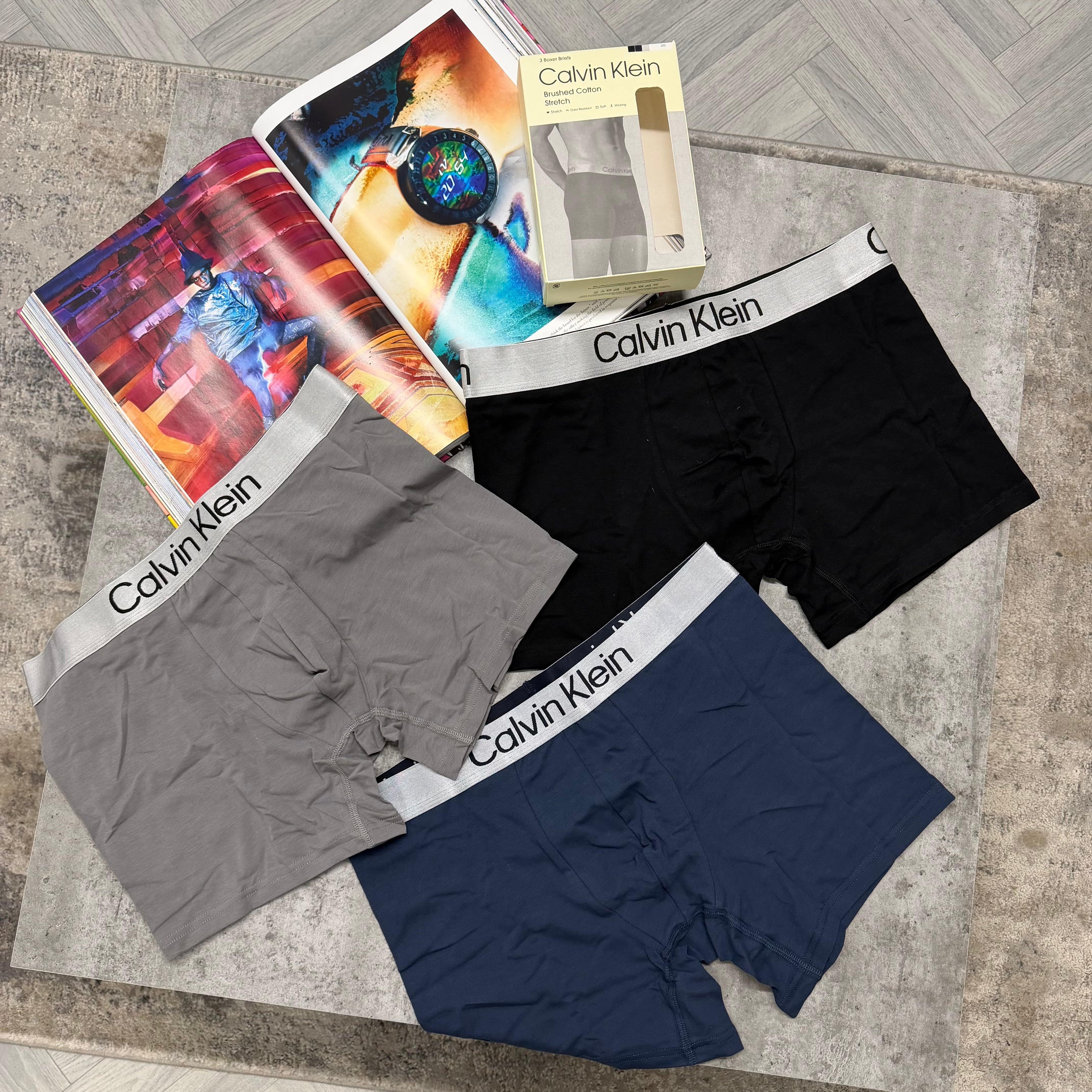 CK BOXERS - PACK OF 3 MULTI