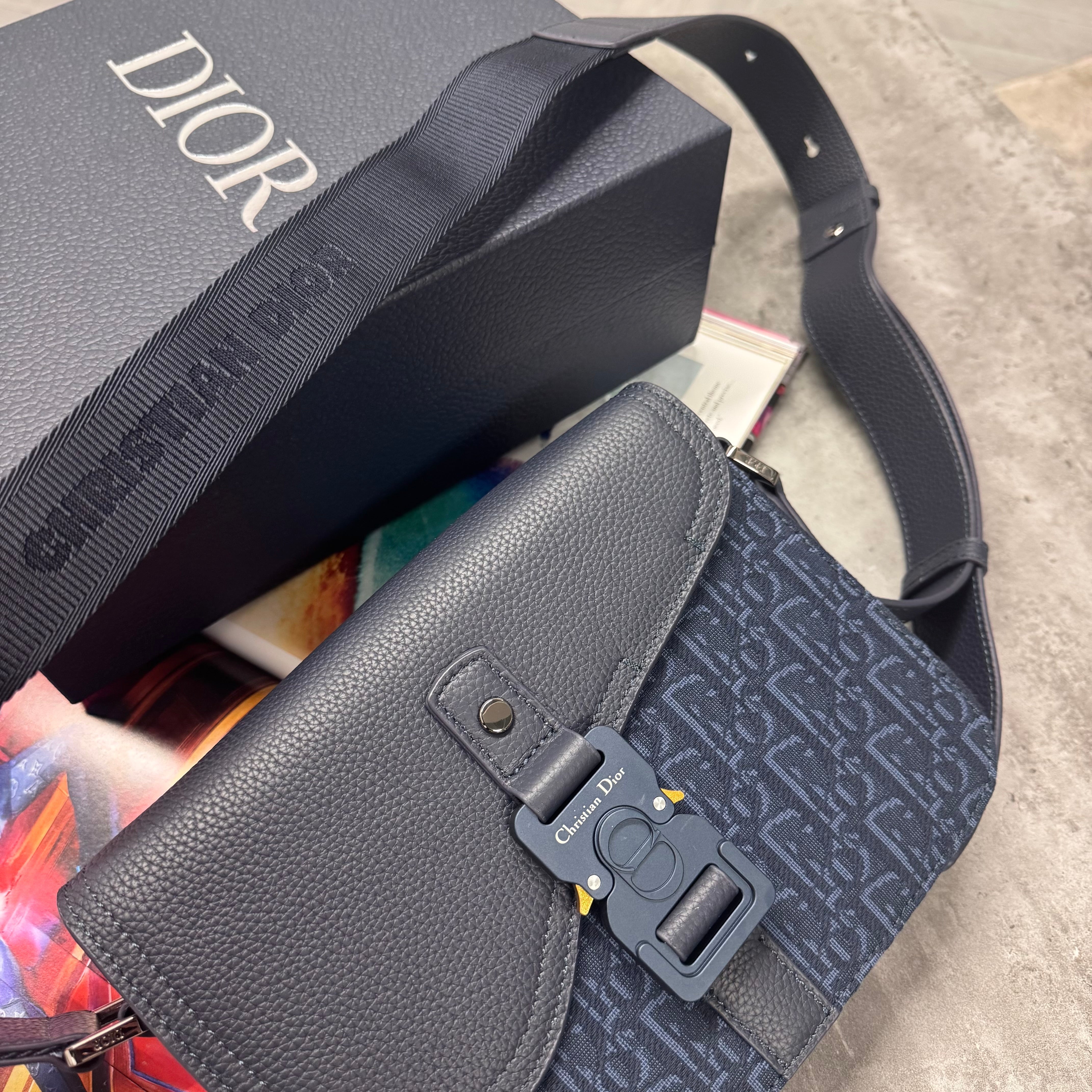 CD SADDLE BAG - NAVY