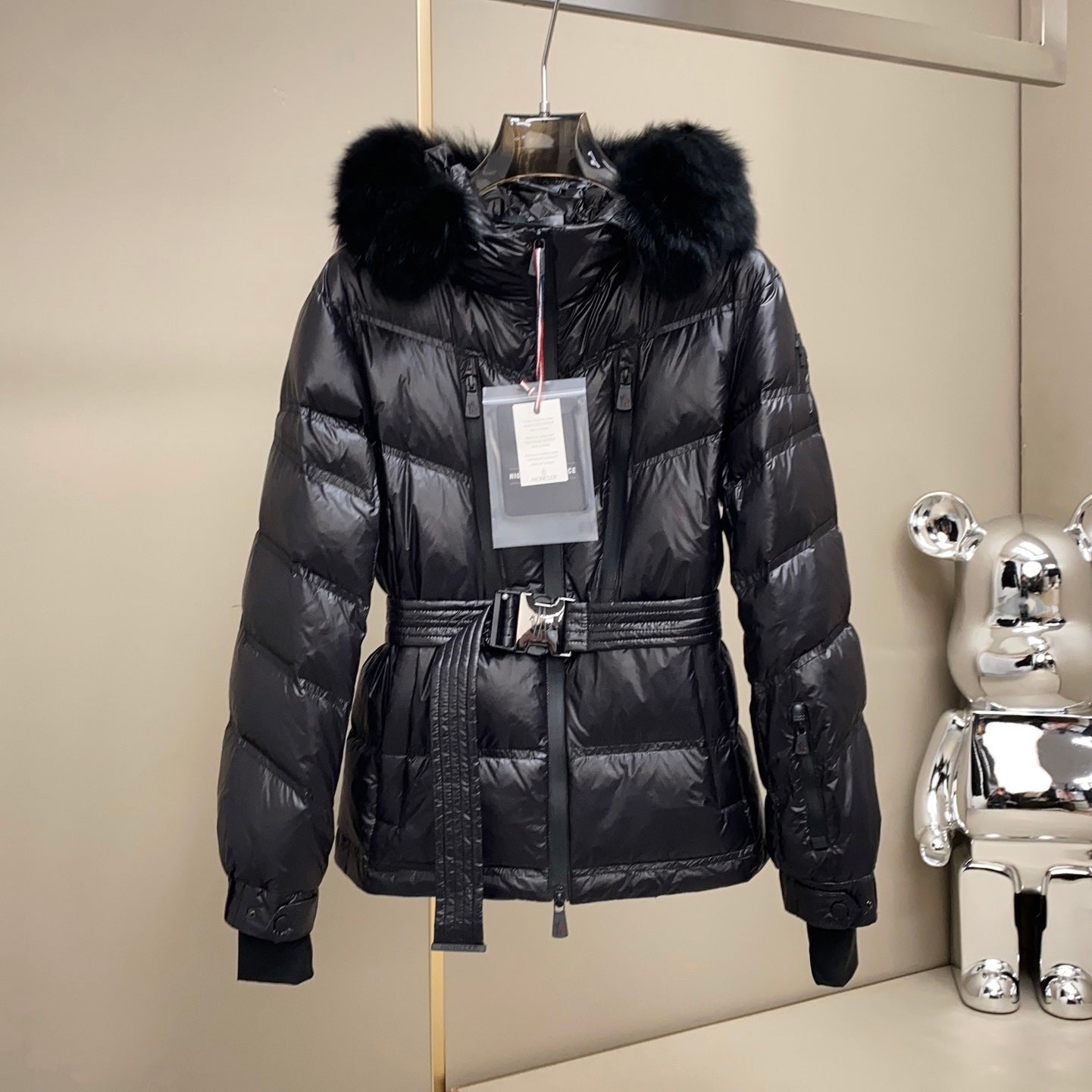 (PRE-ORDER) MNCLR - WOMENS GRENOBLE COAT - BLACK