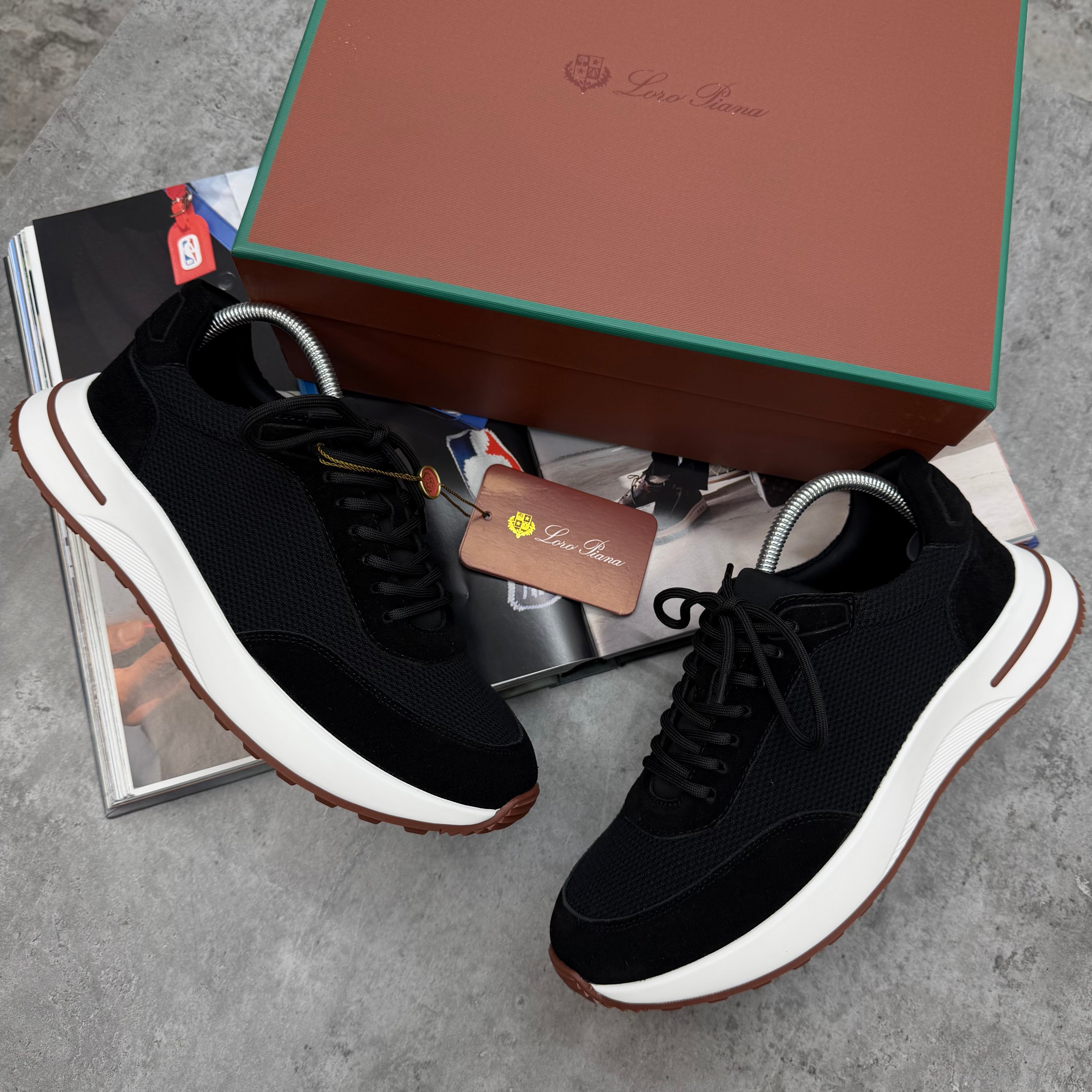 LORO - MESH TRAINERS - BLACK