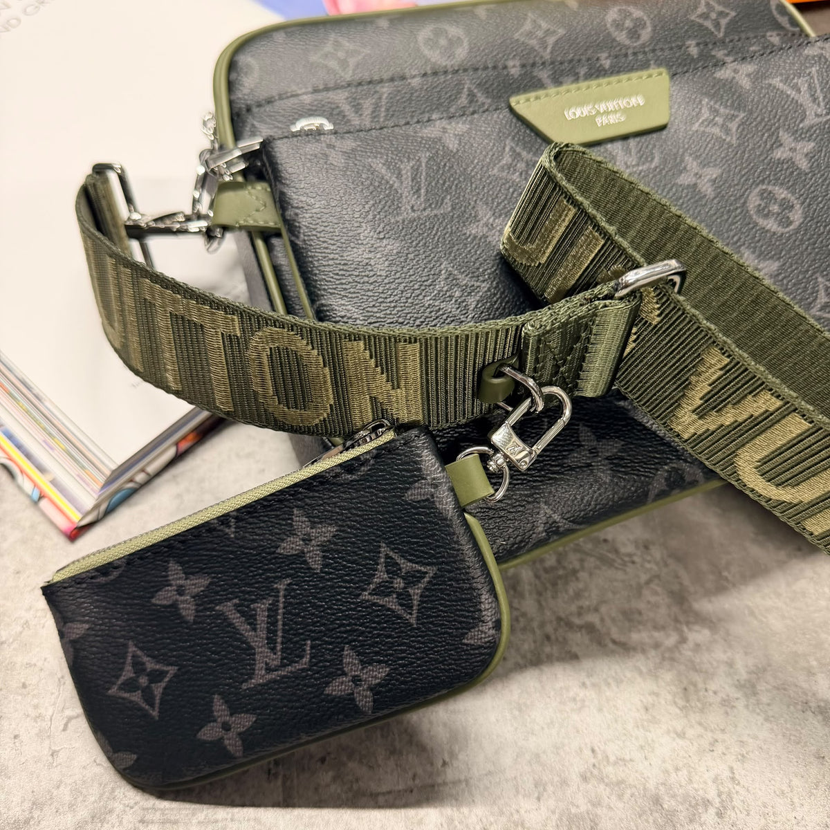 LVE TRIO BAG - BLACK / GREEN