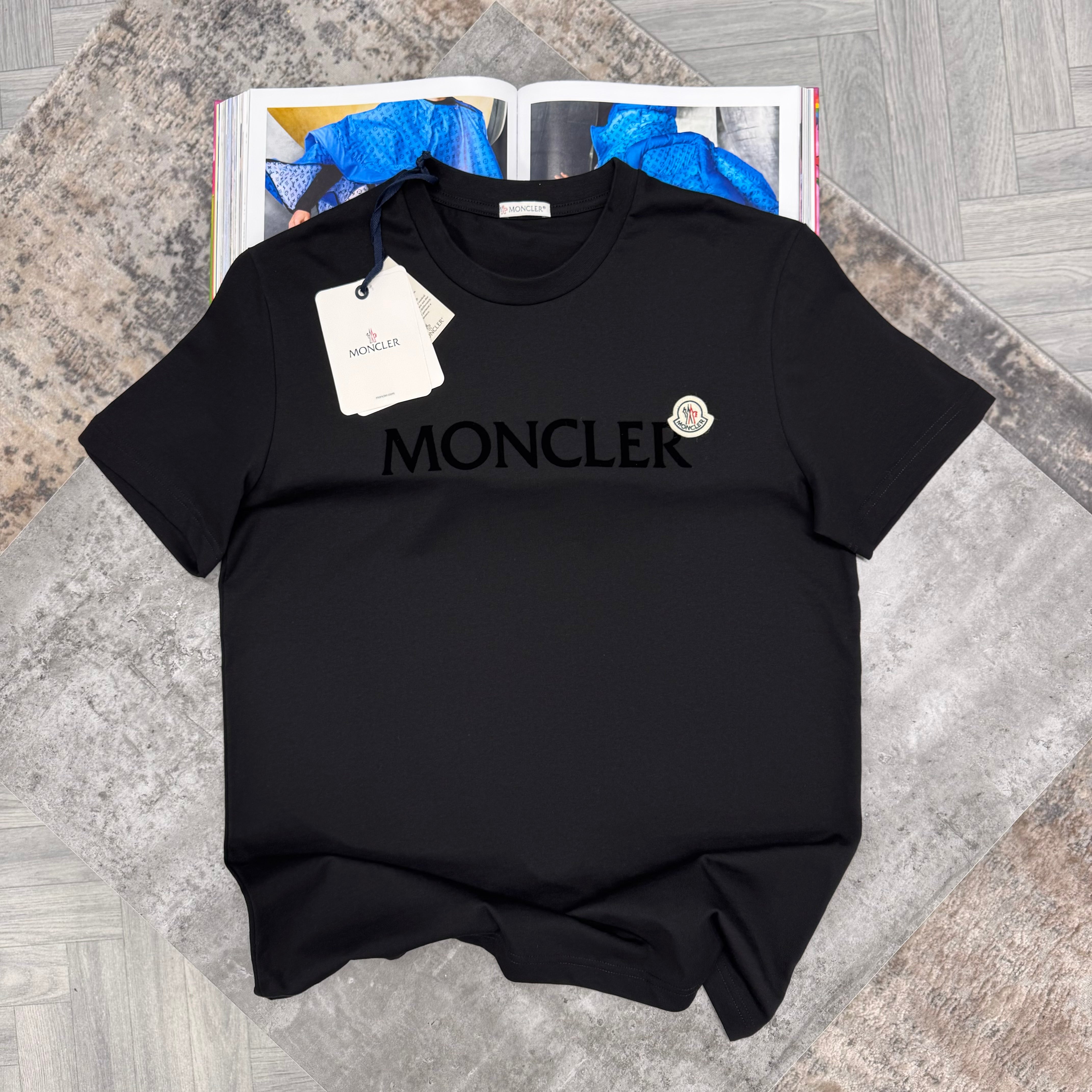 MNCLR LOGO T SHIRT - BLACK