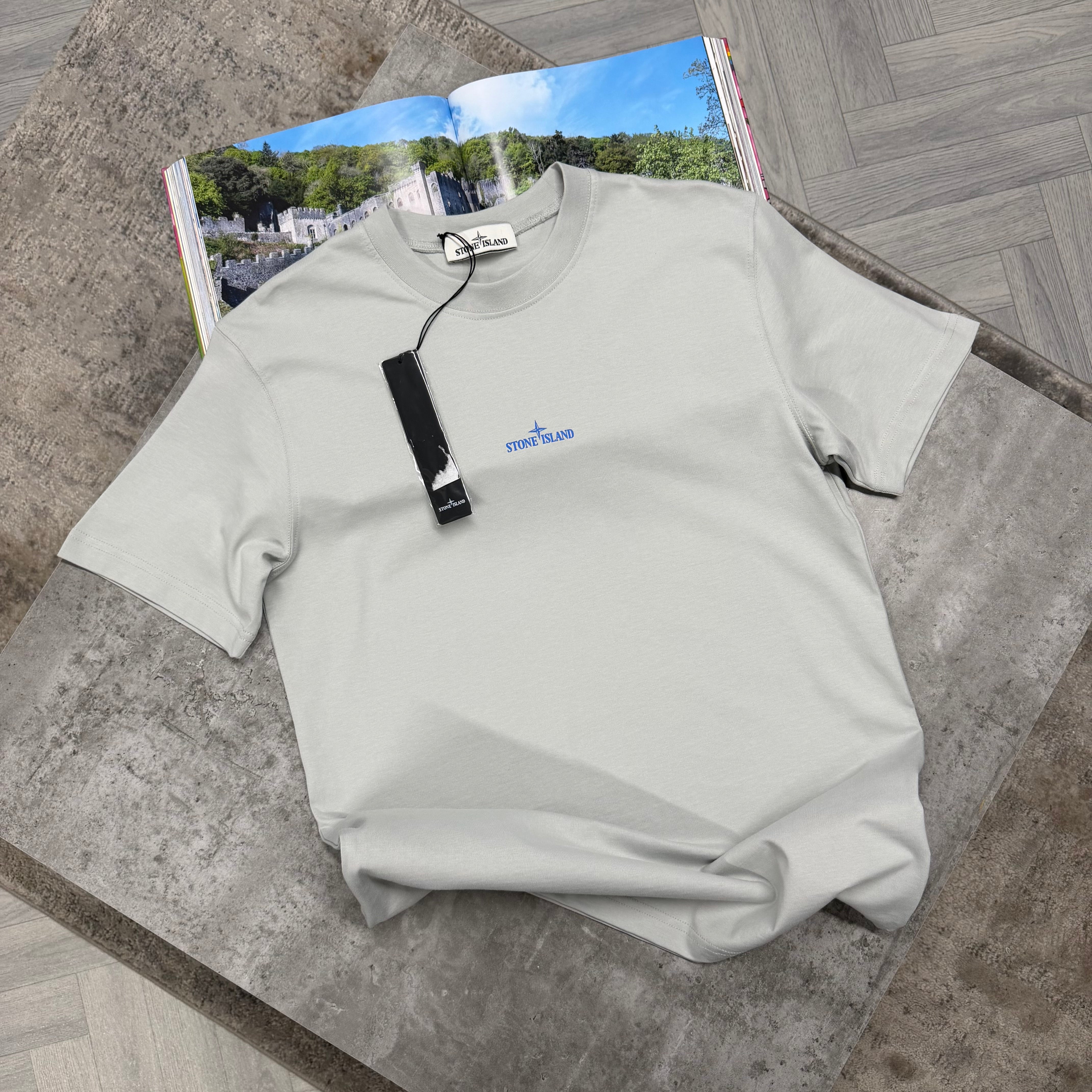 SI COMPASS T SHIRT - LIGHT GREY