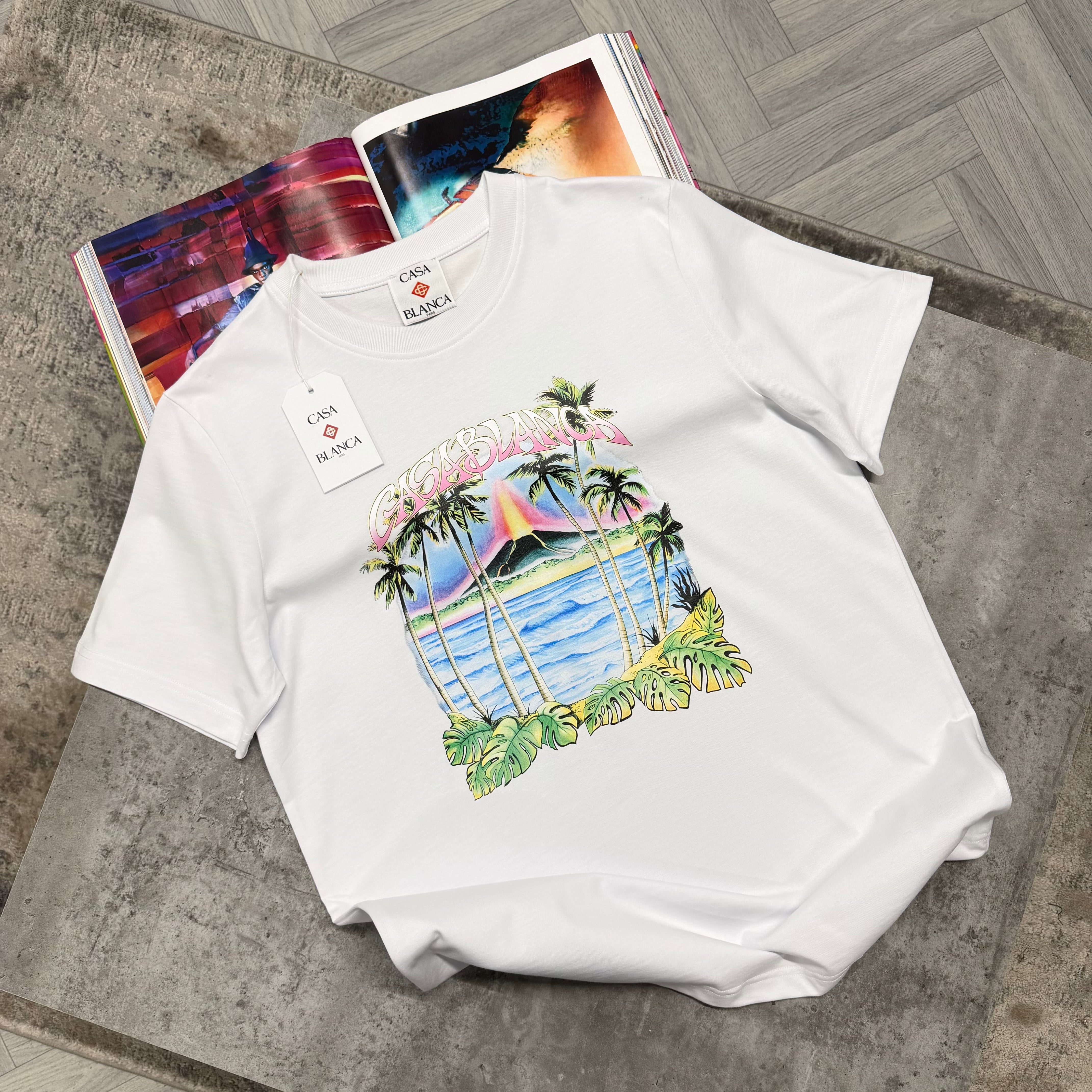 CB VOLCANO T SHIRT - WHITE