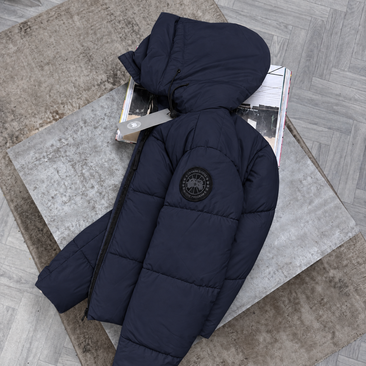 CG CROFTON PUFFER COAT - NAVY