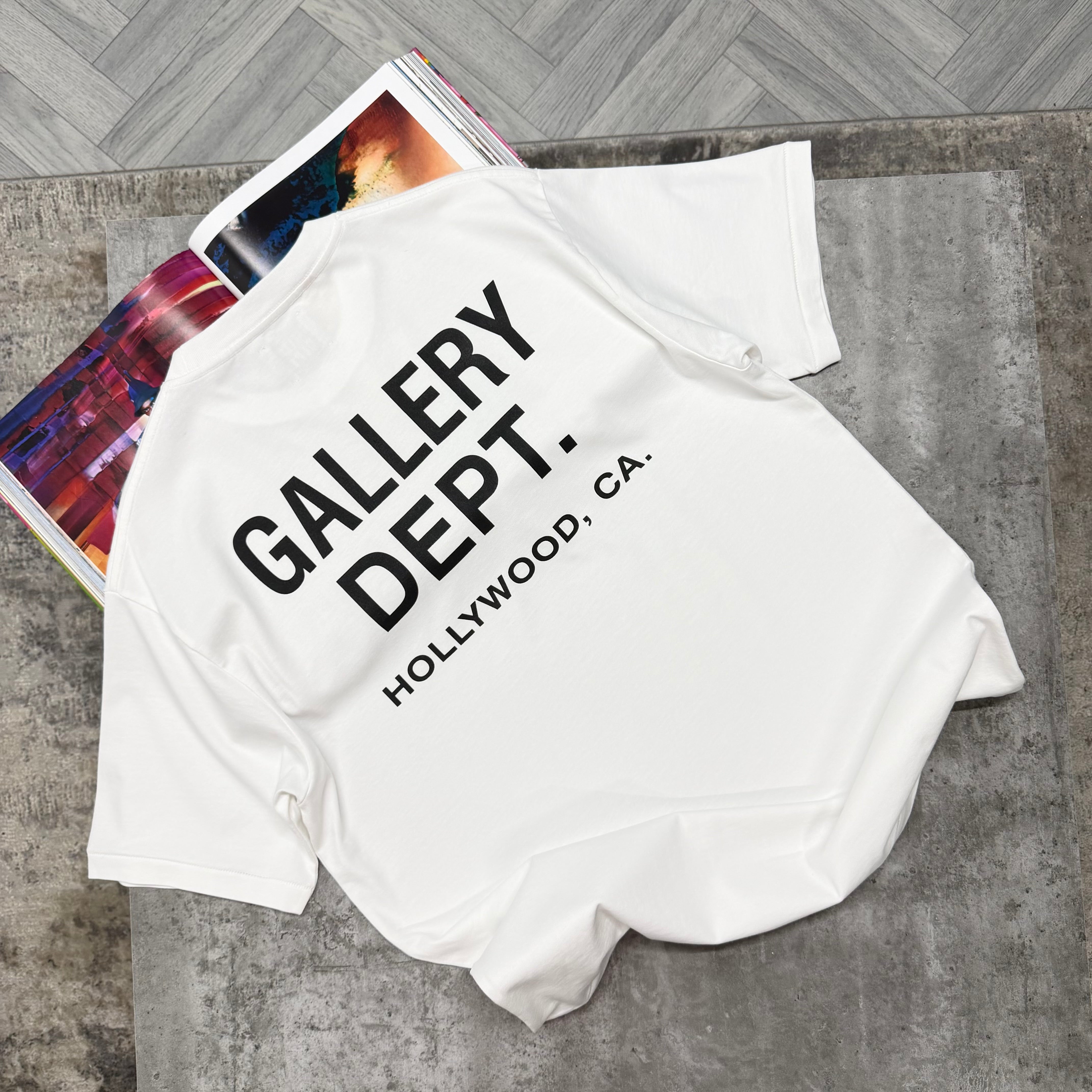 GD HOLLYWOOD T SHIRT - WHITE