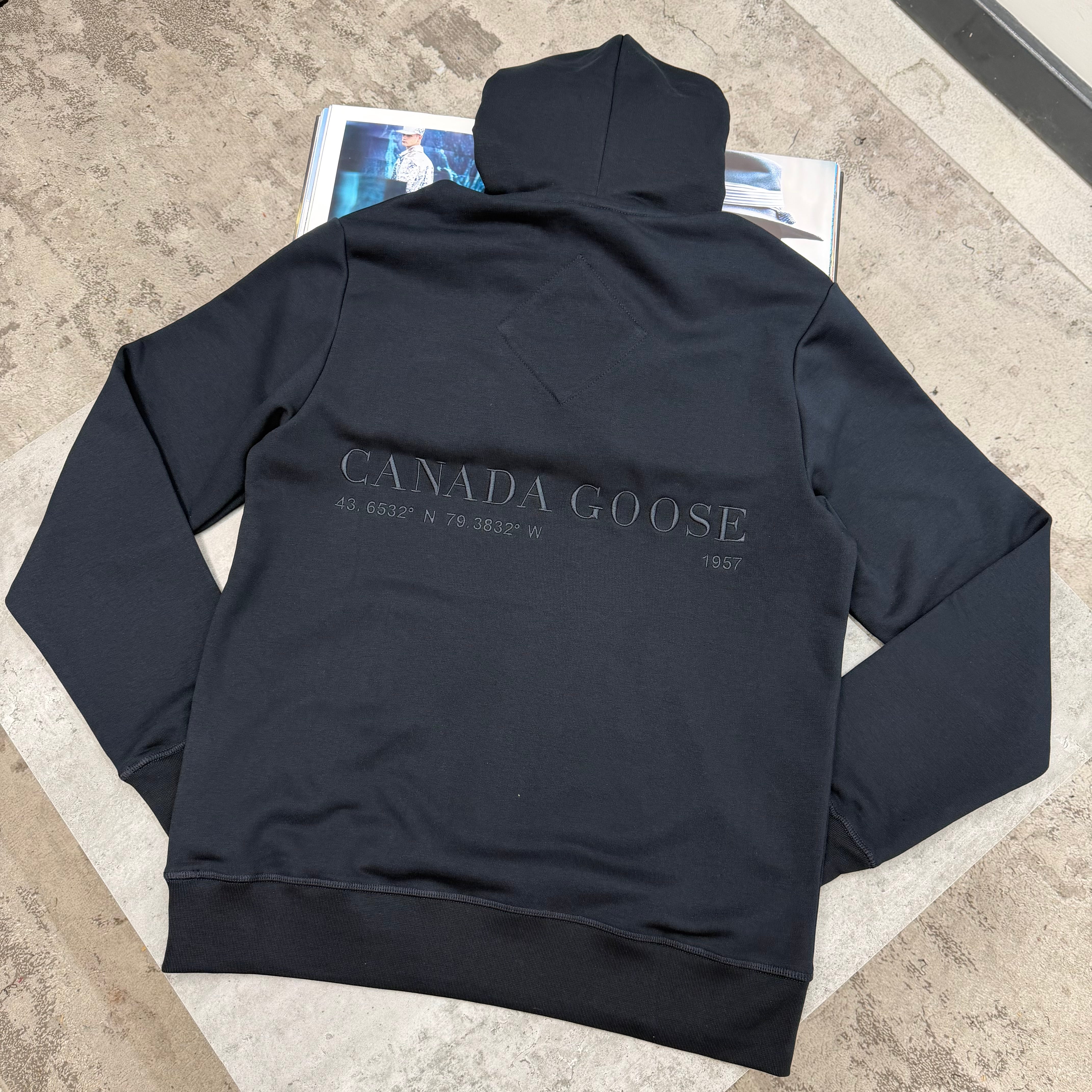 CG - EMBROIDERED HOODIE - NAVY