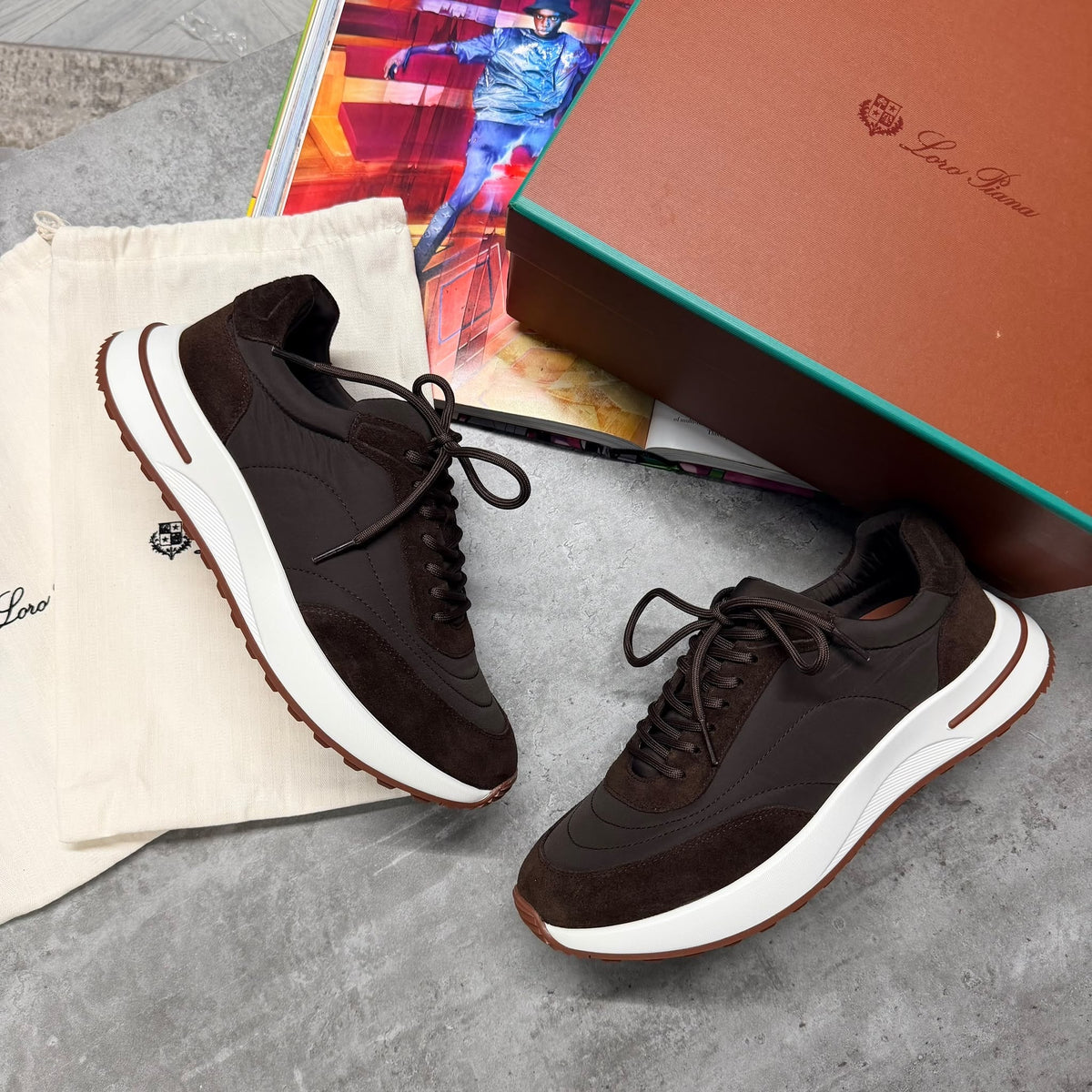 LORO TRAINER - BROWN
