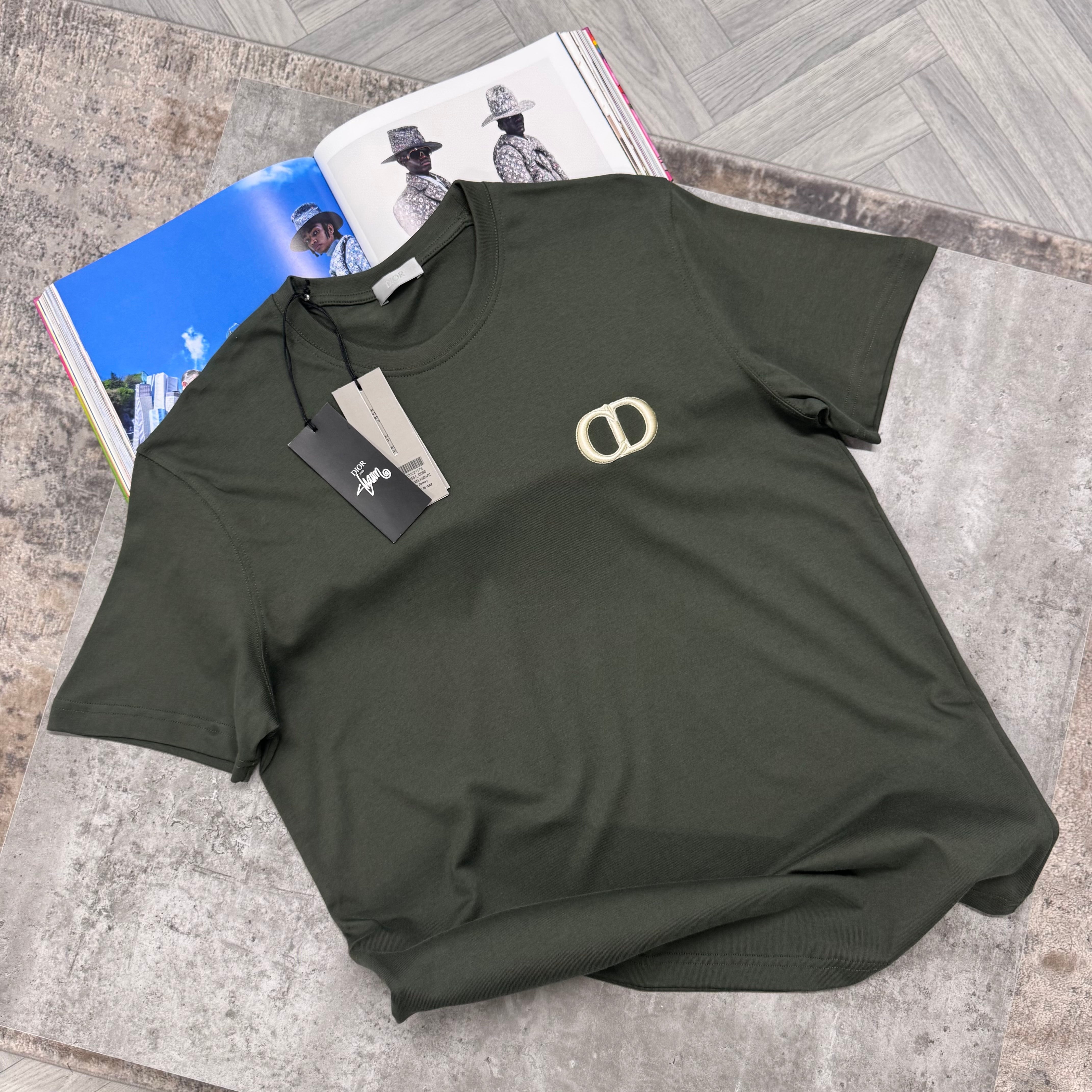 CD T SHIRT - KHAKI