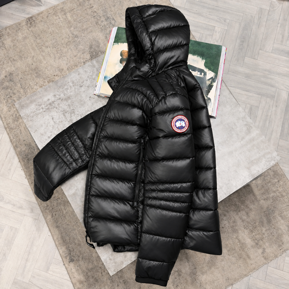 CG CROFTON COAT - BLACK