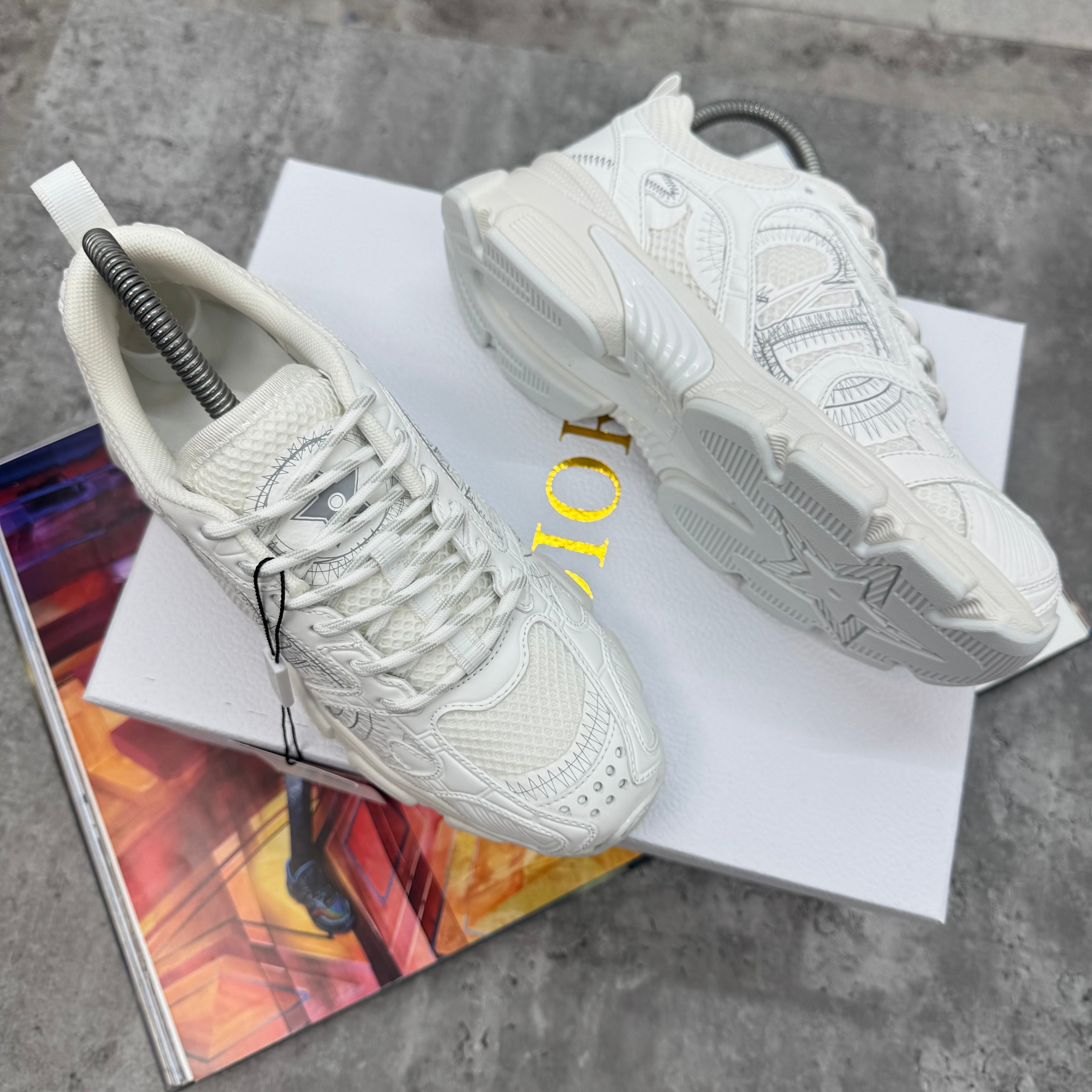 WOMENS CD CHRONO TRAINER - FULL WHITE