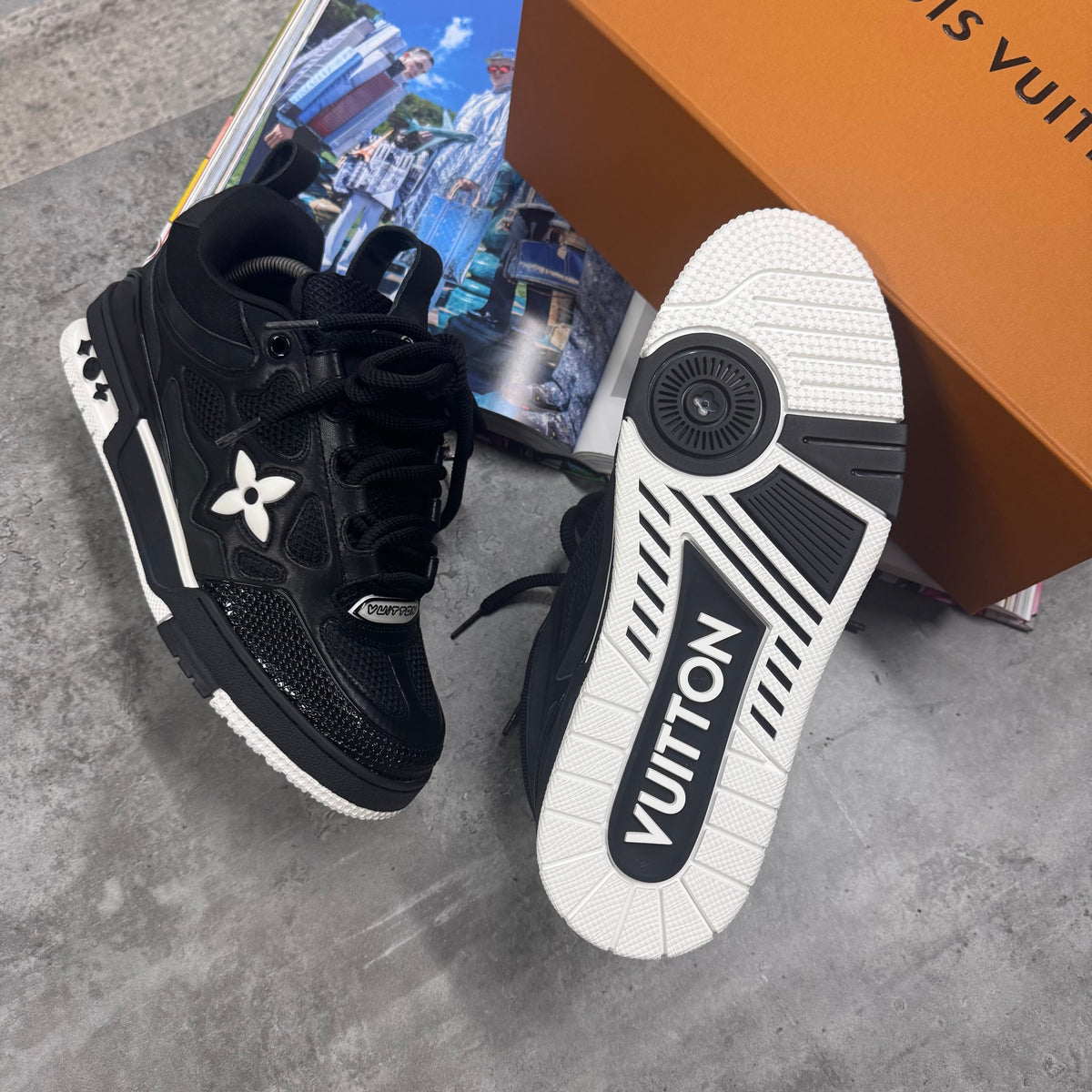 LVE SKATE TRAINER - BLACK / WHITE