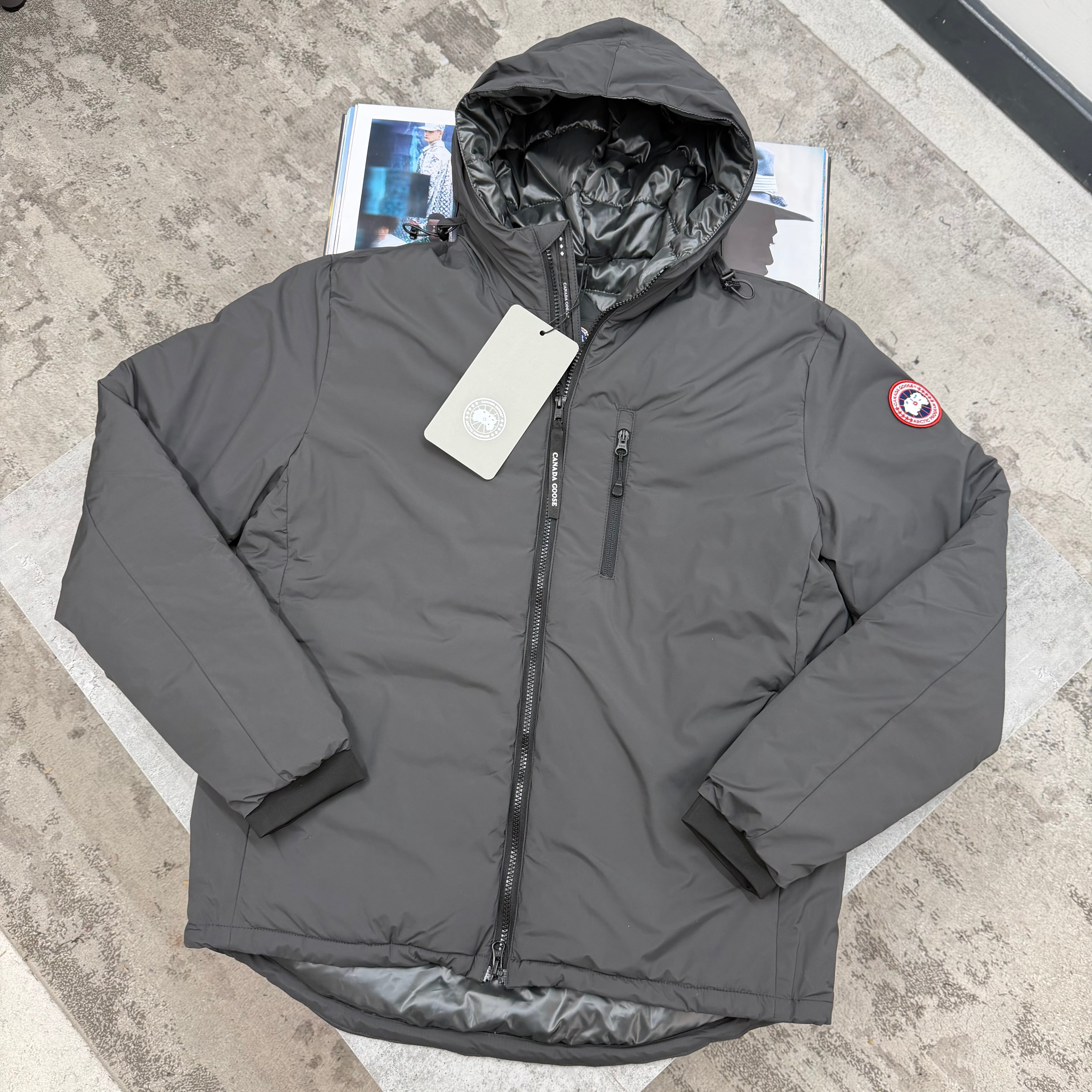 CG - LODGE COAT - CHARCOAL