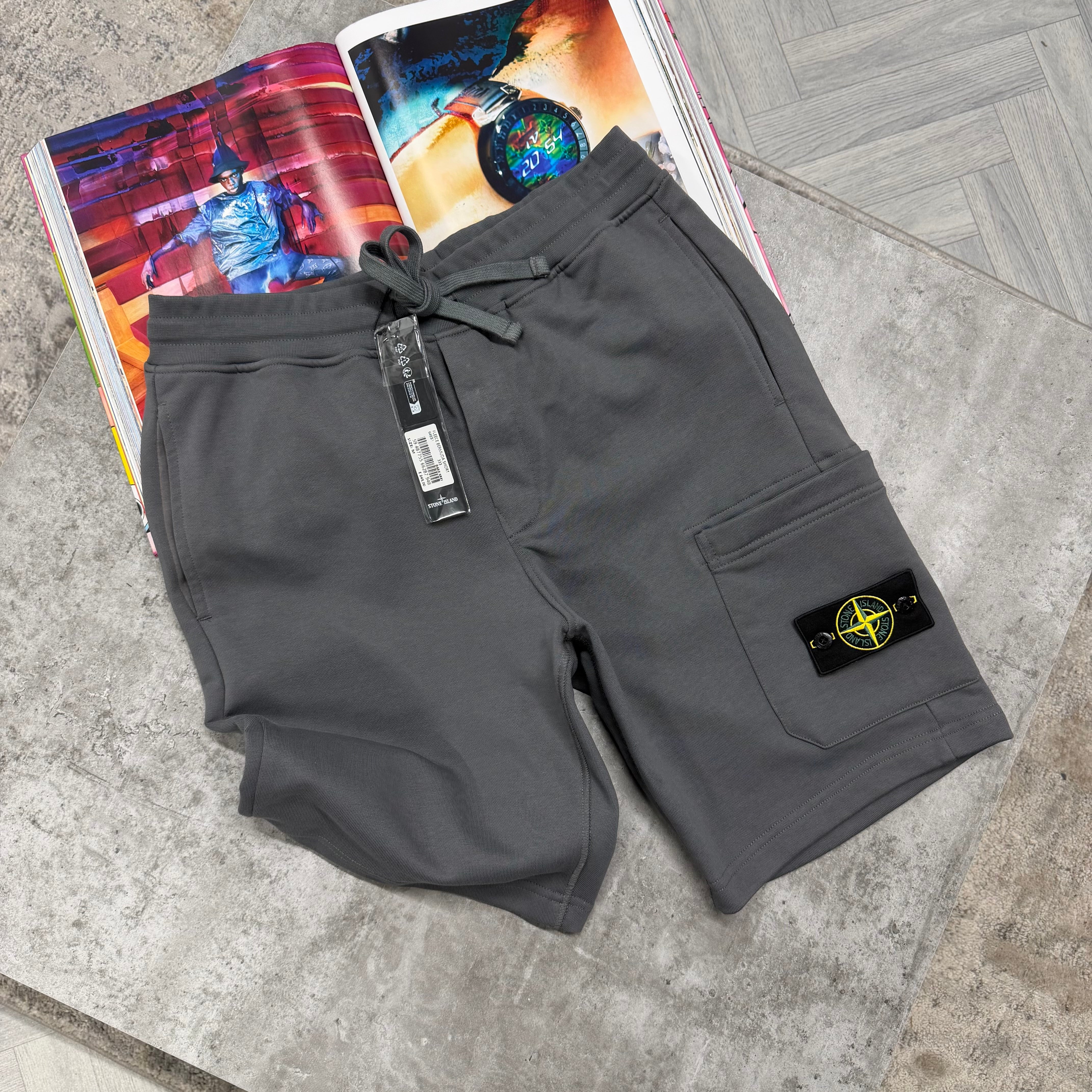 SI COTTON CARGO SHORTS - CHARCOAL