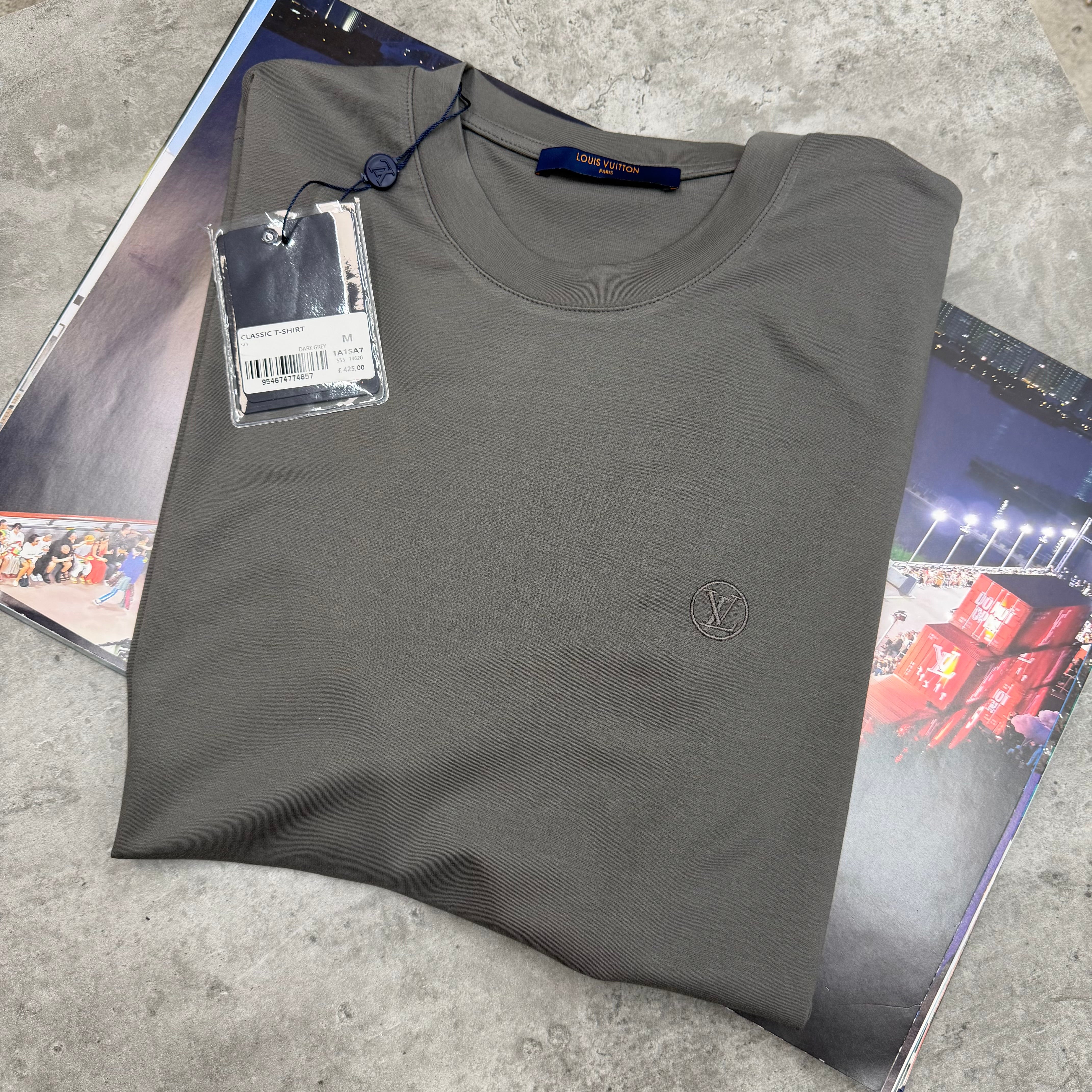 LVE - CIRCLE LOGO T-SHIRT - CHARCOAL