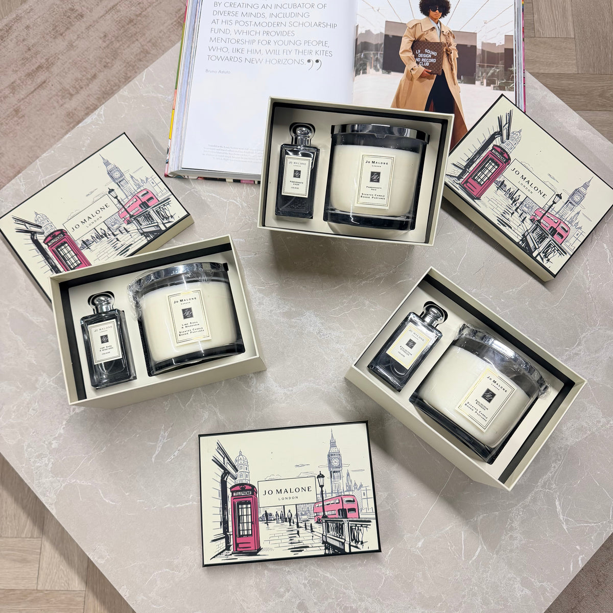 JM 600G CANDLE & SPRAY SET