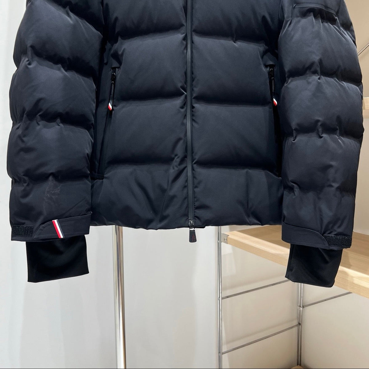 MNCLR NAJAN QUILTED DOWN PUFFER COAT - BLACK