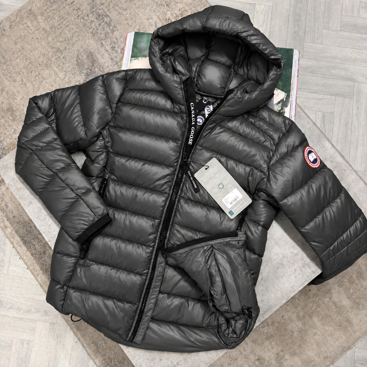 CG CROFTON COAT - ANTHRACITE