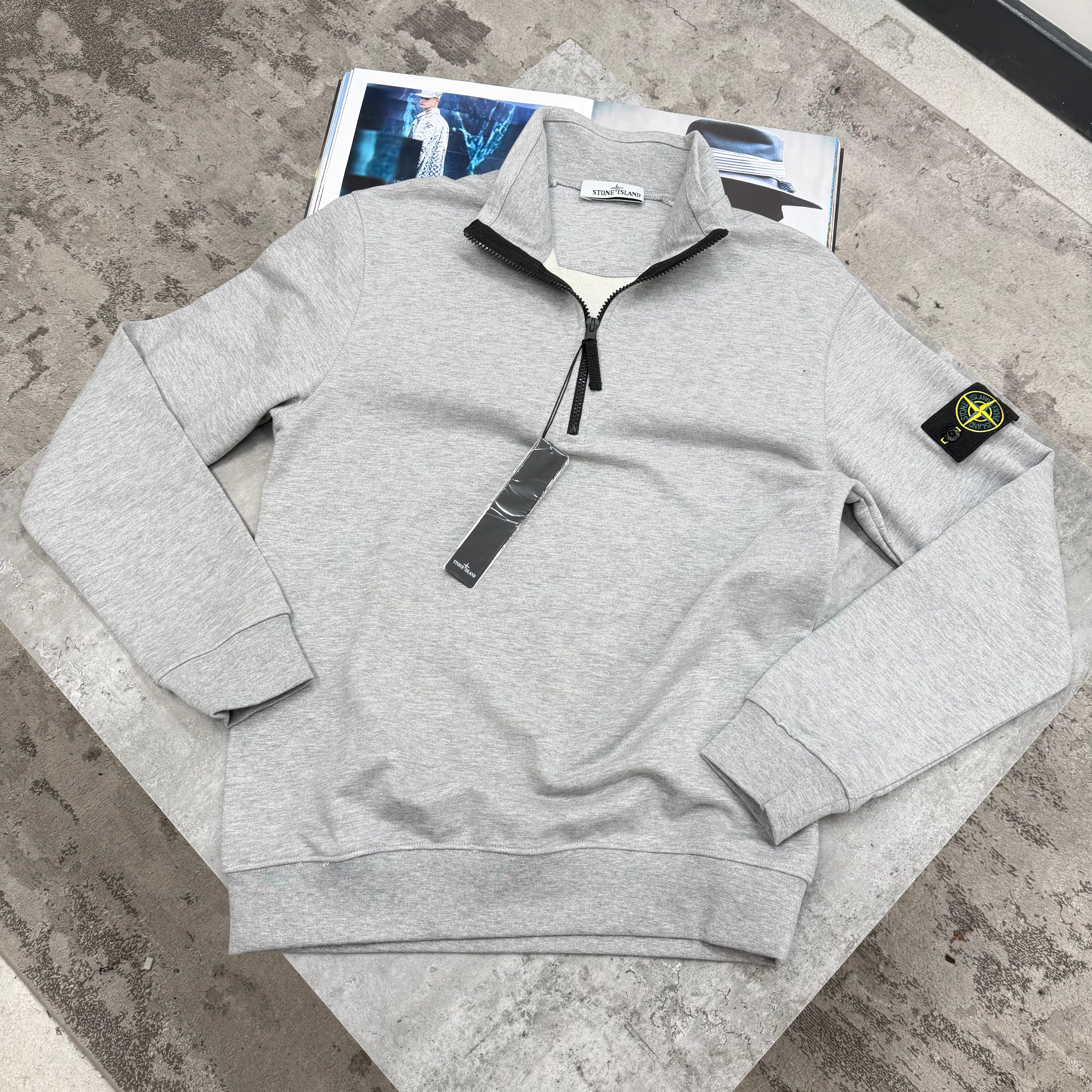 SI - HALF ZIP JUMPER - GREY