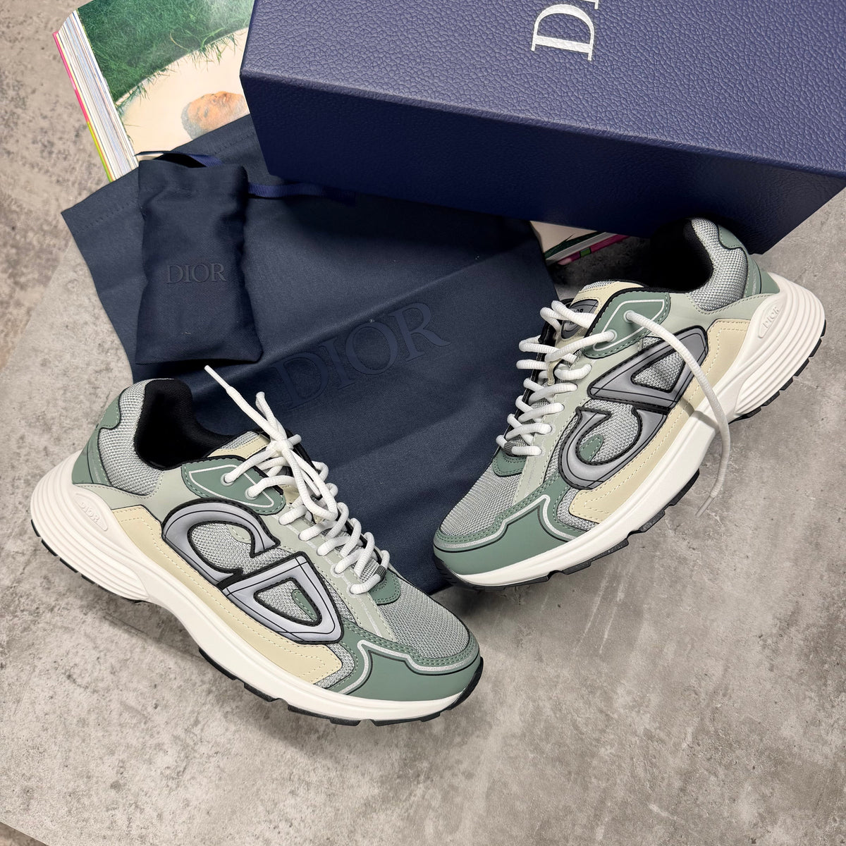 B30 TRAINER - CEDAR GREEN / BEIGE