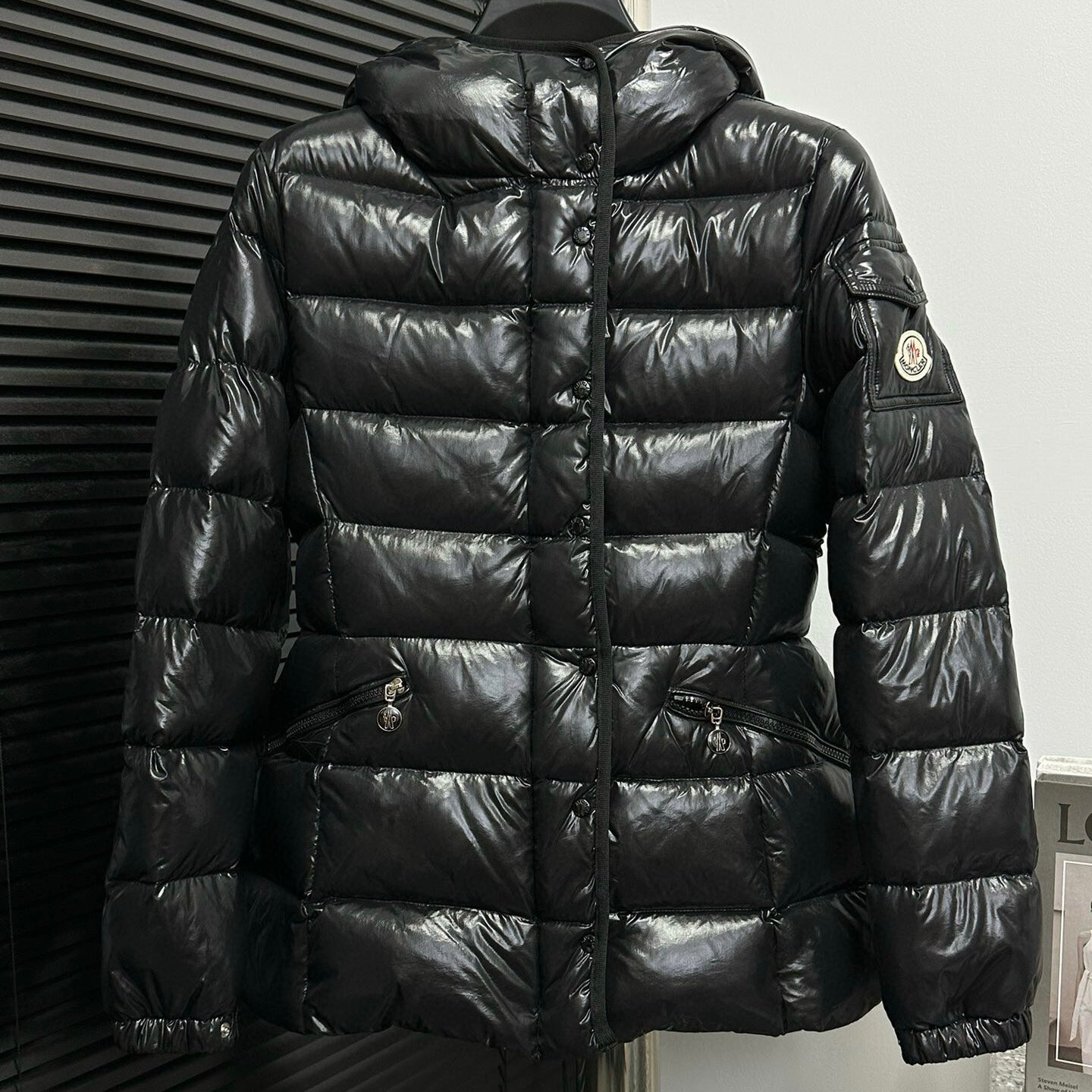 (PRE-ORDER) MNCLR - WOMENS POCKET ARM COAT - BLACK