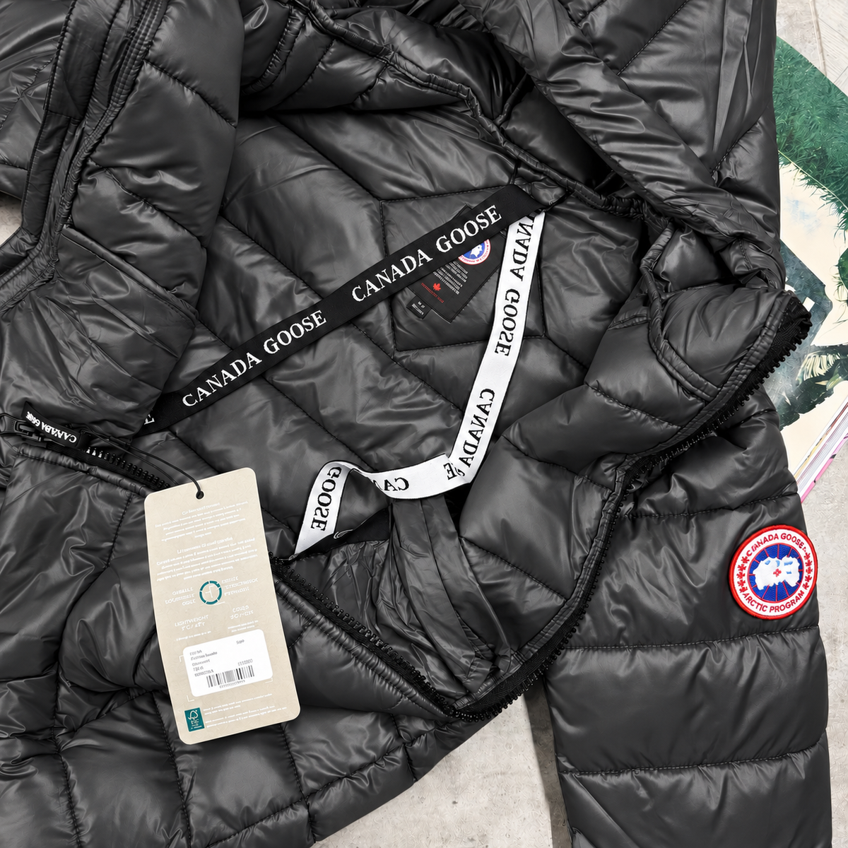 CG CROFTON COAT - BLACK