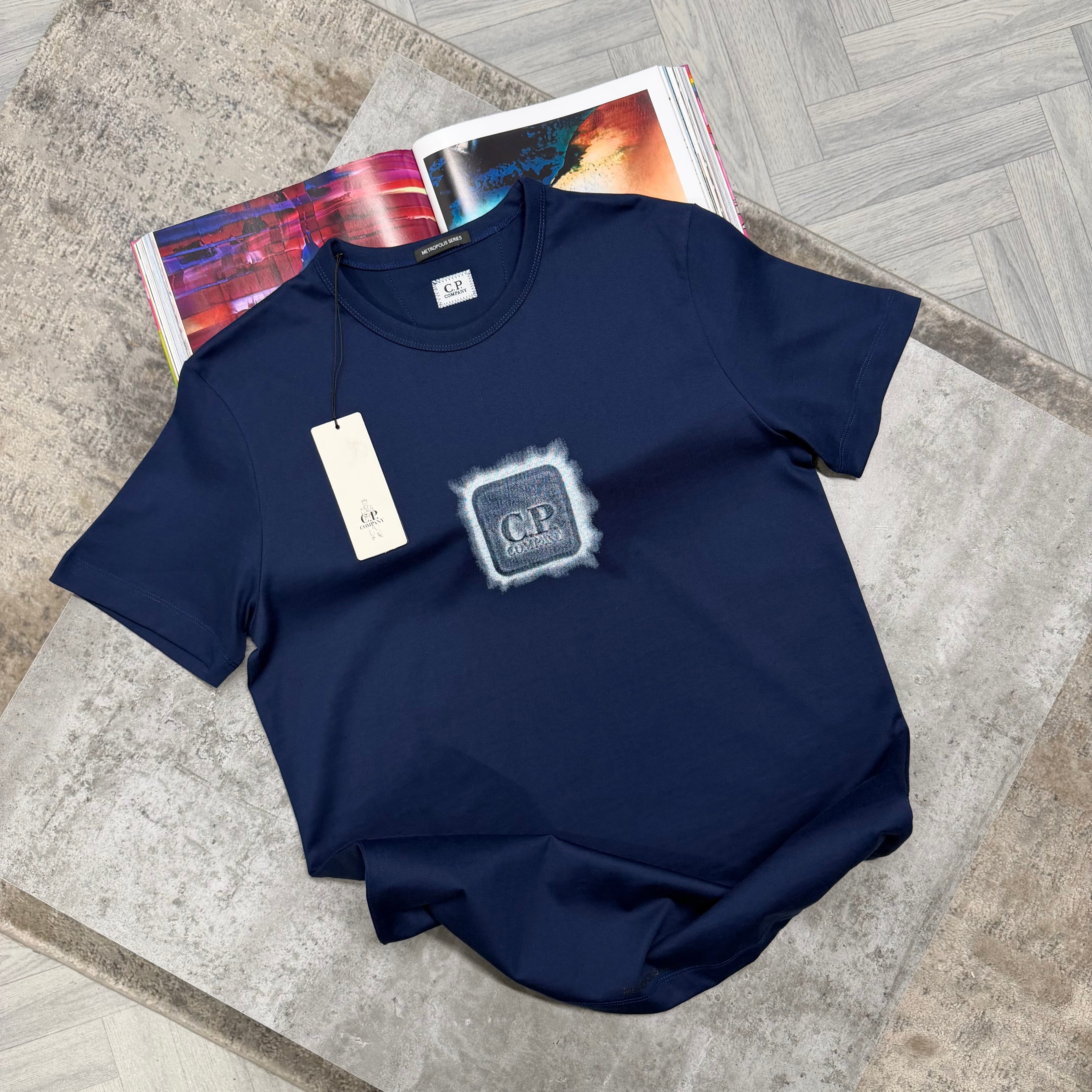 CP LOGO T SHIRT - NAVY