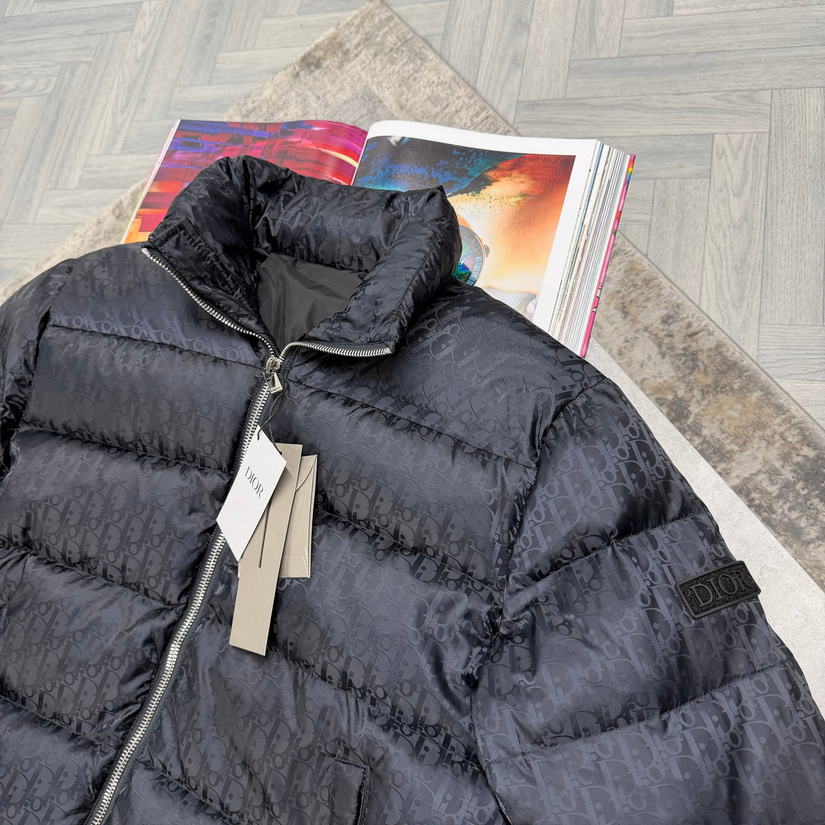 CD OBLIQUE COAT - NAVY