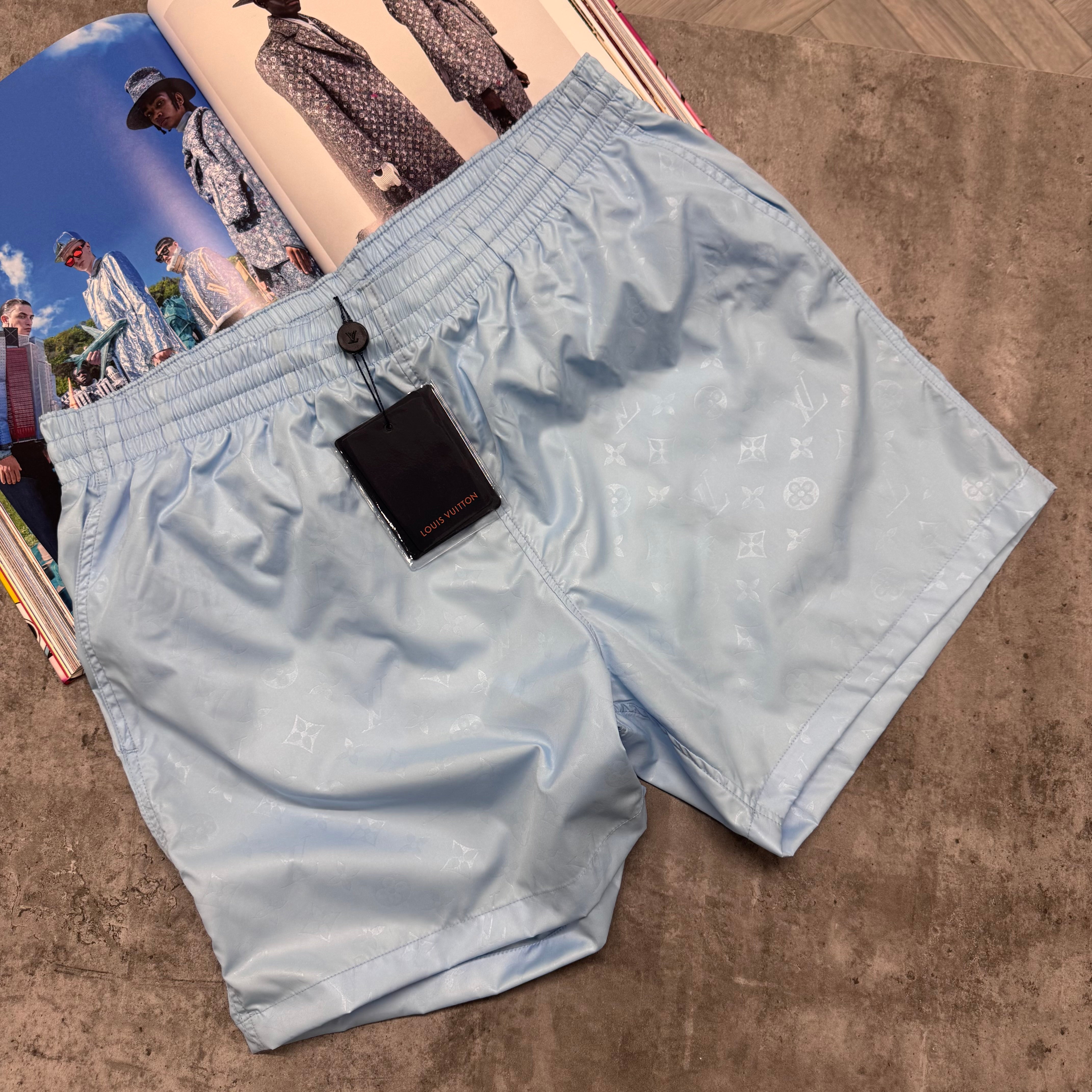 LVE MONOGRAM SWIMS - SKY BLUE