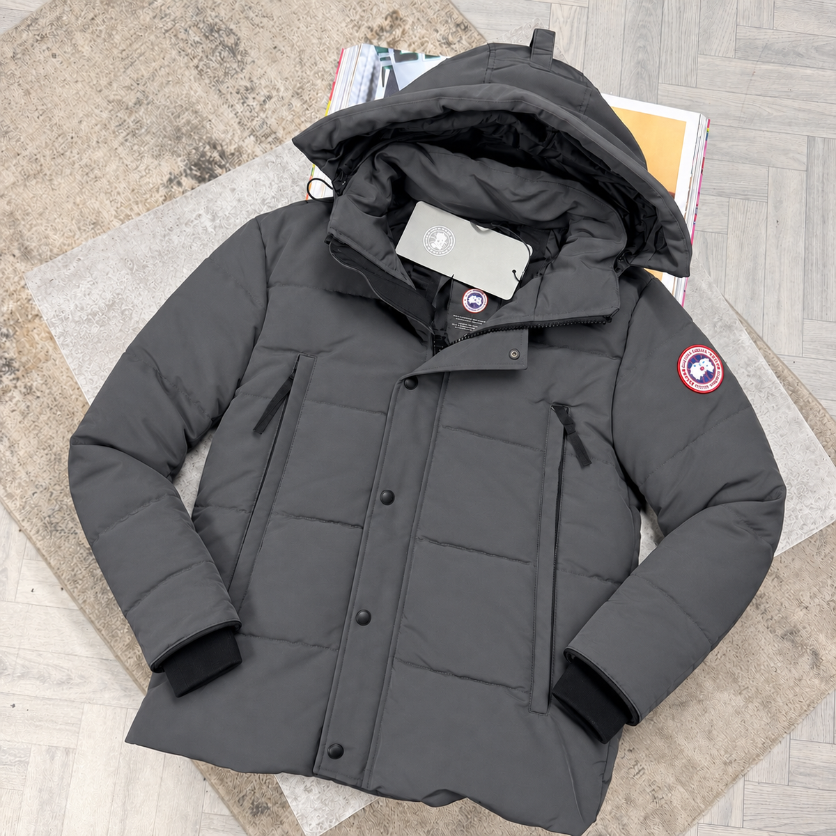 CG FURLESS WYNDHAM COAT - ANTHRACITE