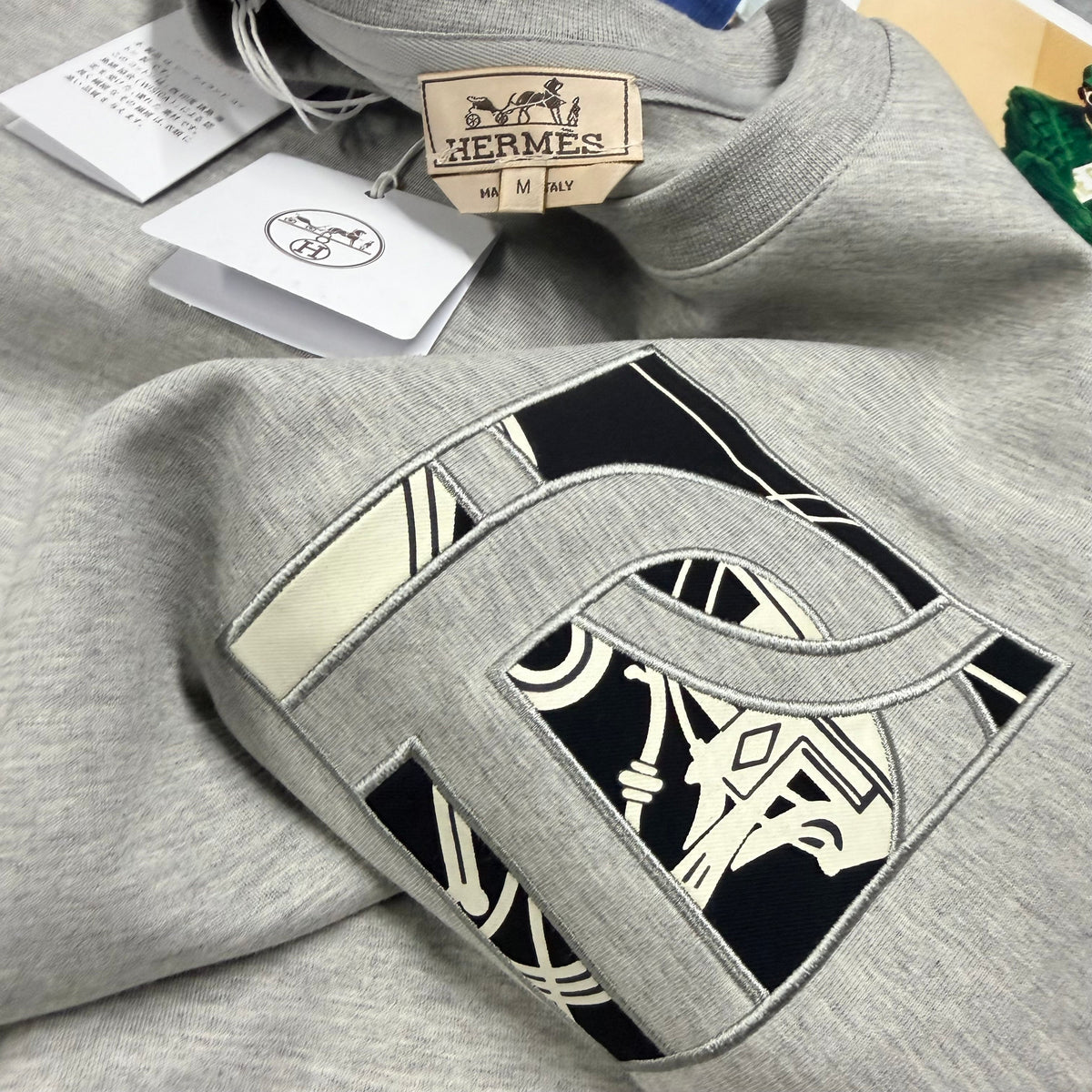 H EX-LIBRIS CREWNECK - GREY