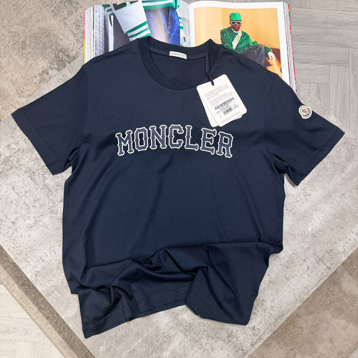 MNCLR LOGO T SHIRT - NAVY