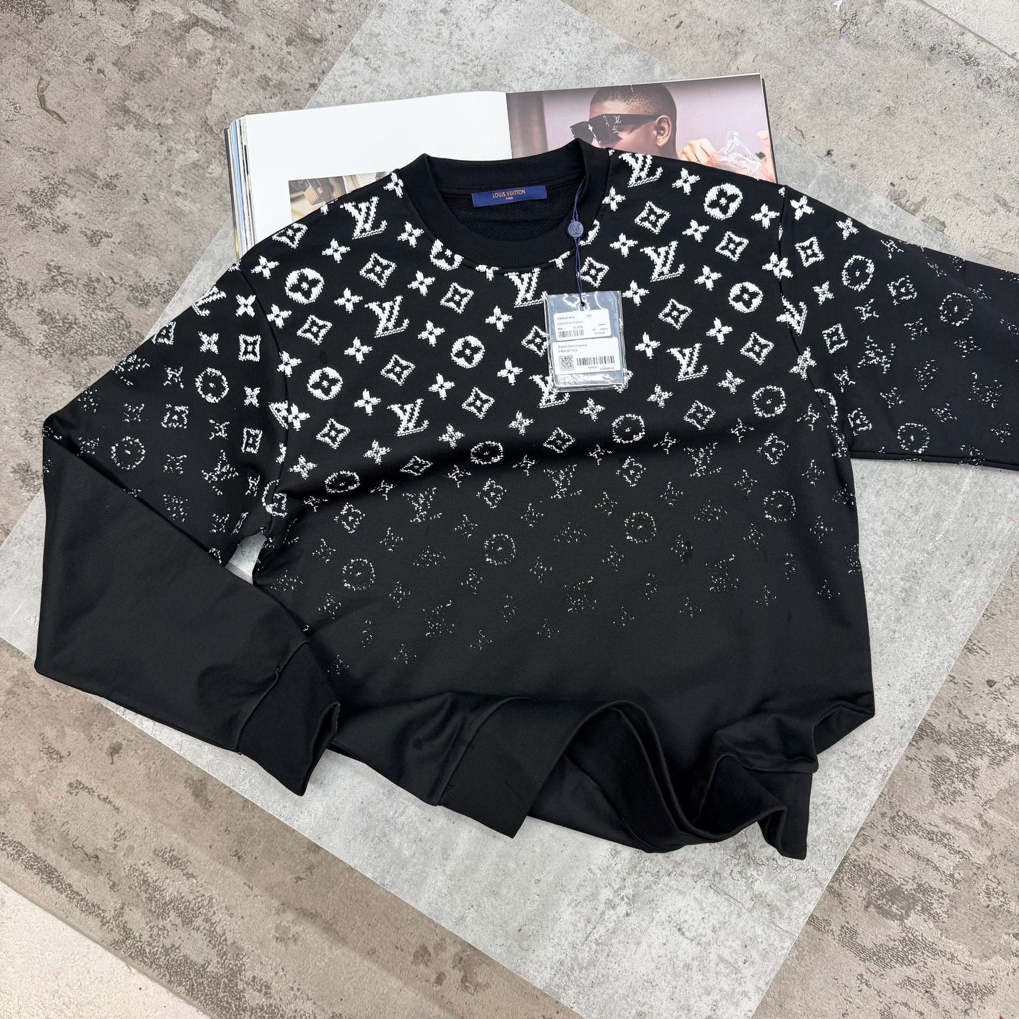 LVE - MONOGRAM JUMPER - BLACK