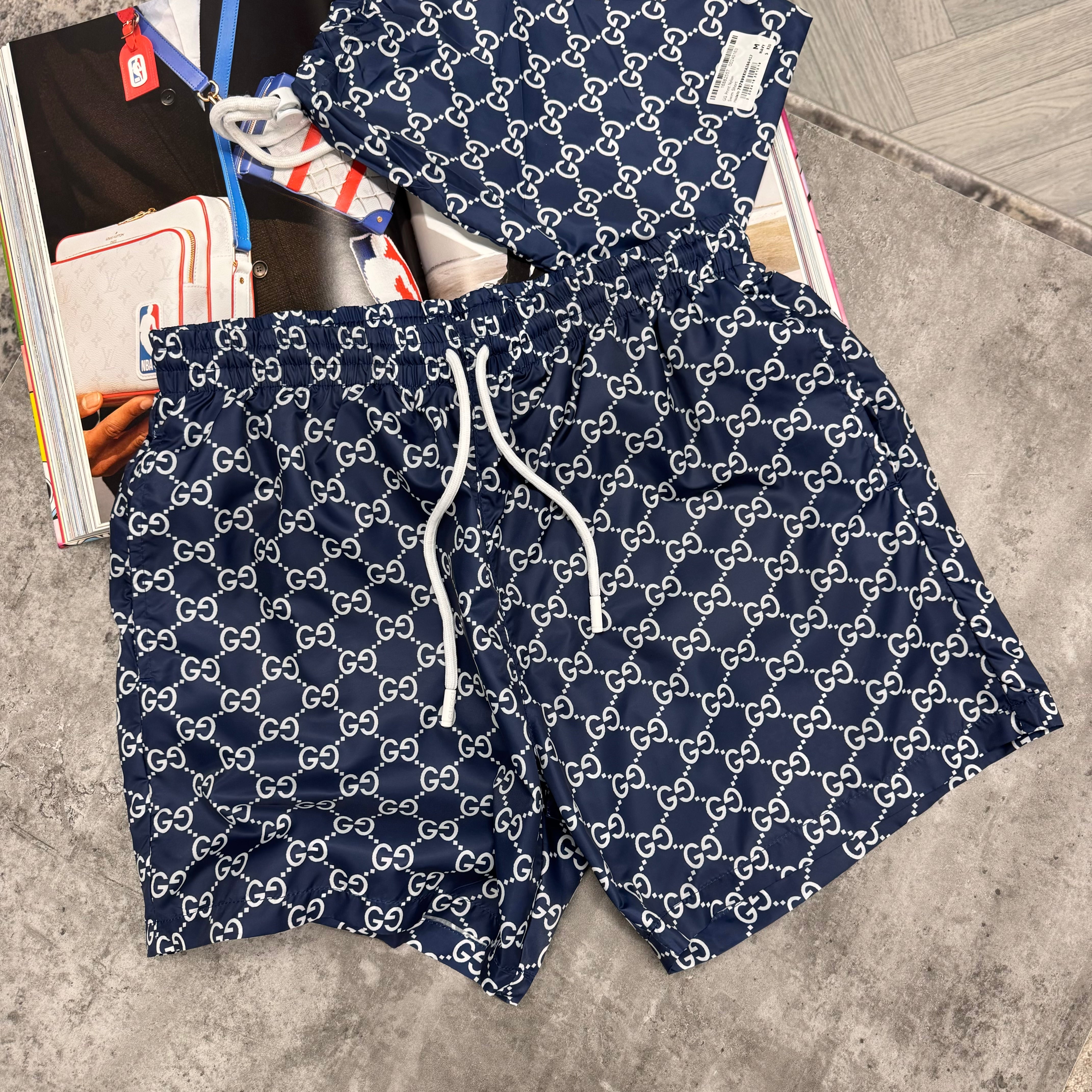 GCI BAGGED SWIM SHORTS - NAVY